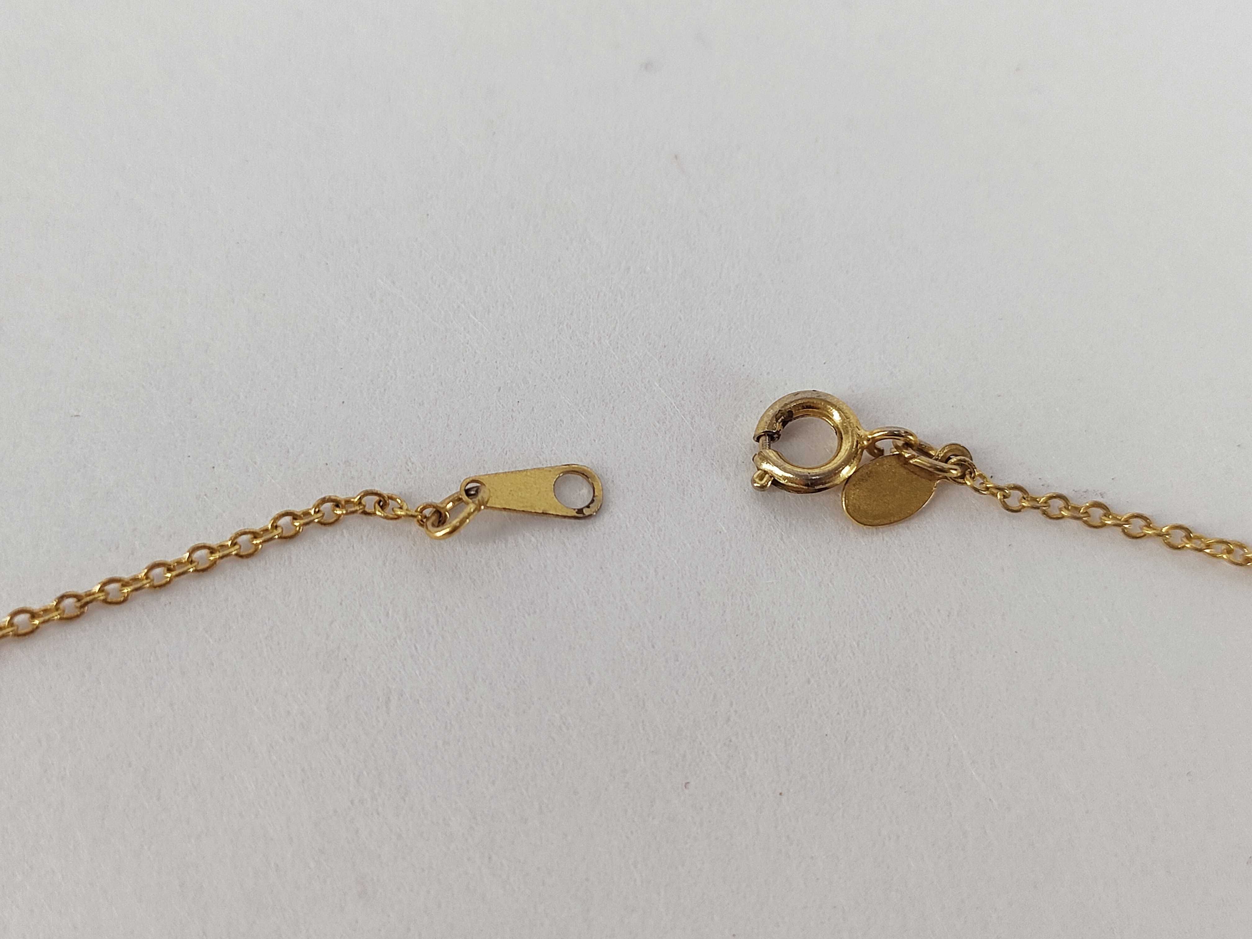 G-logo Square Rhinestone Gold Necklace — view 6