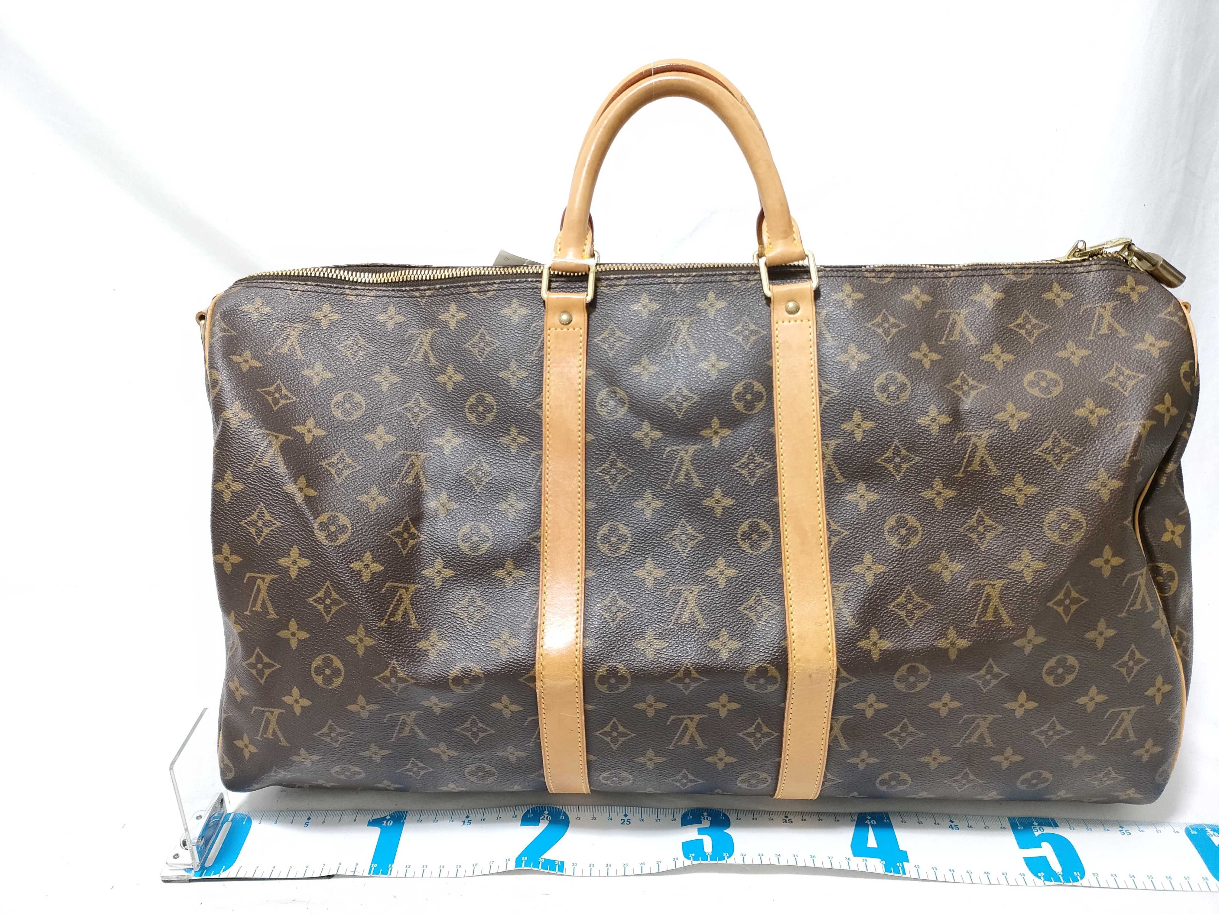 Monogram M41414 Keepall Bandoulière 55 Boston Bag — view 2