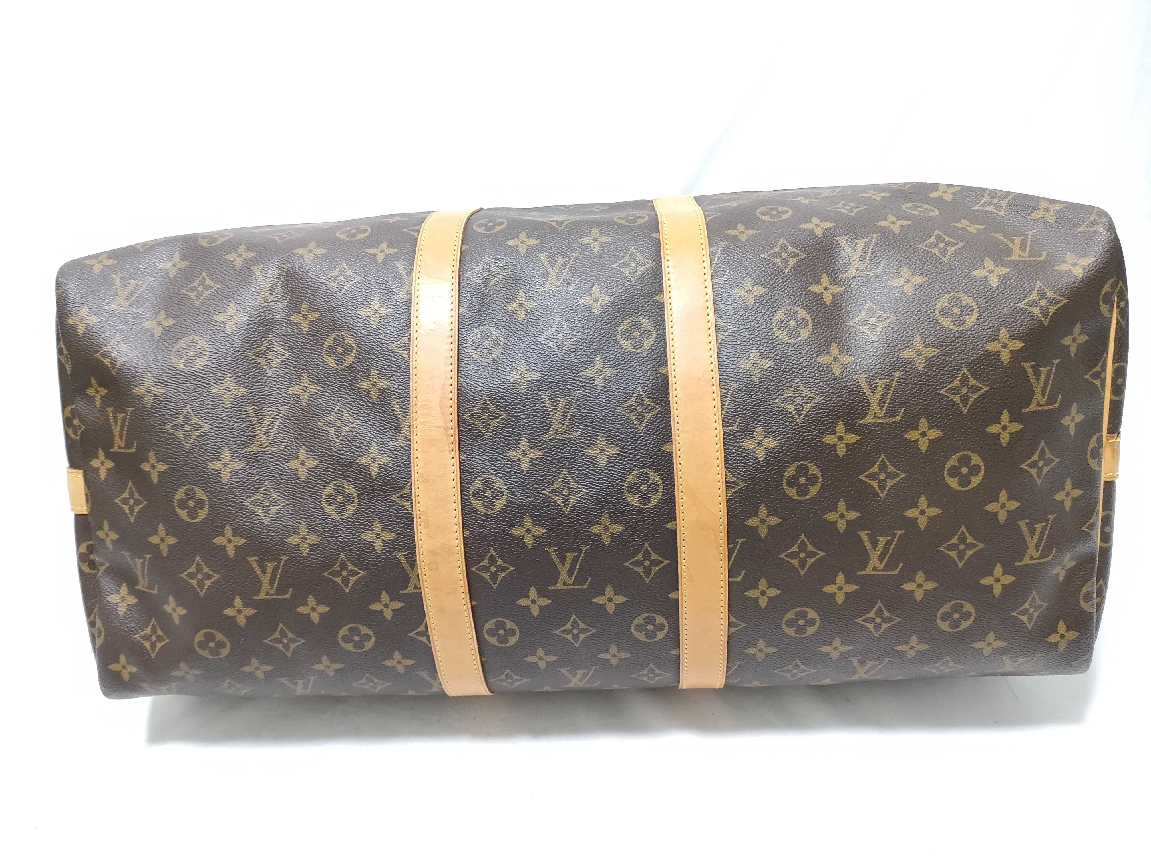 Monogram M41414 Keepall Bandoulière 55 Boston Bag — view 8