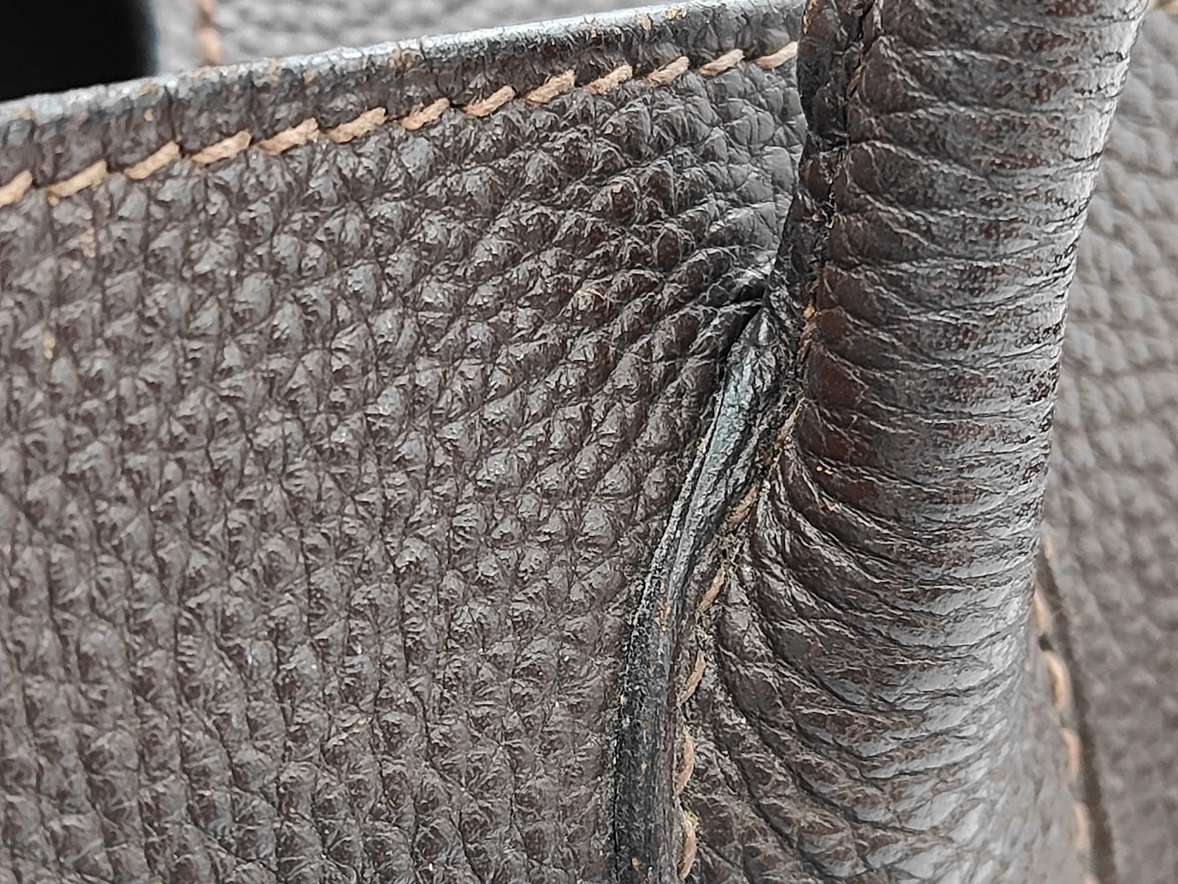 Birkin 30 J Togo leather, silver hardware, dark brown handbag — view 8