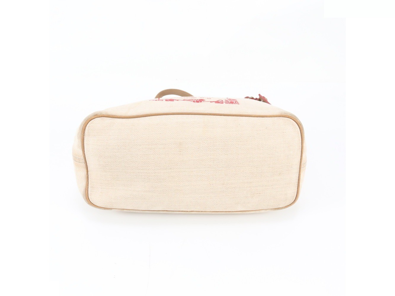 Collezione Leather Canvas Tote Bag — view 7