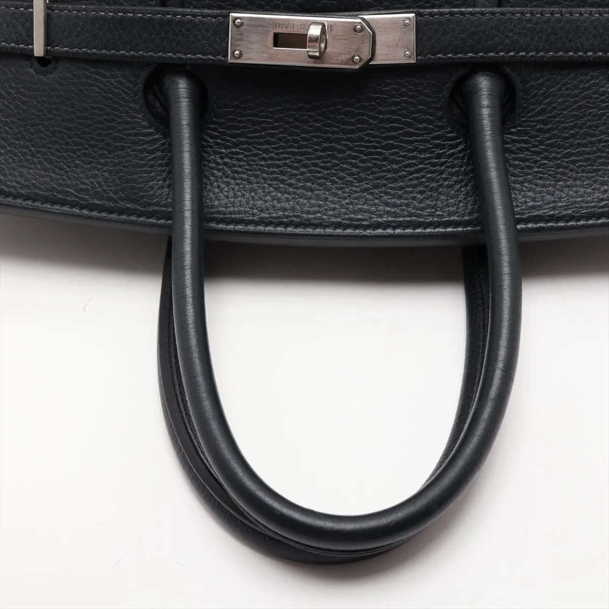 [Individually packaged] Hermes Birkin 35 Letournée Taurillon Clemence Navy Matte Silver Hardware E: 2001 — view 5