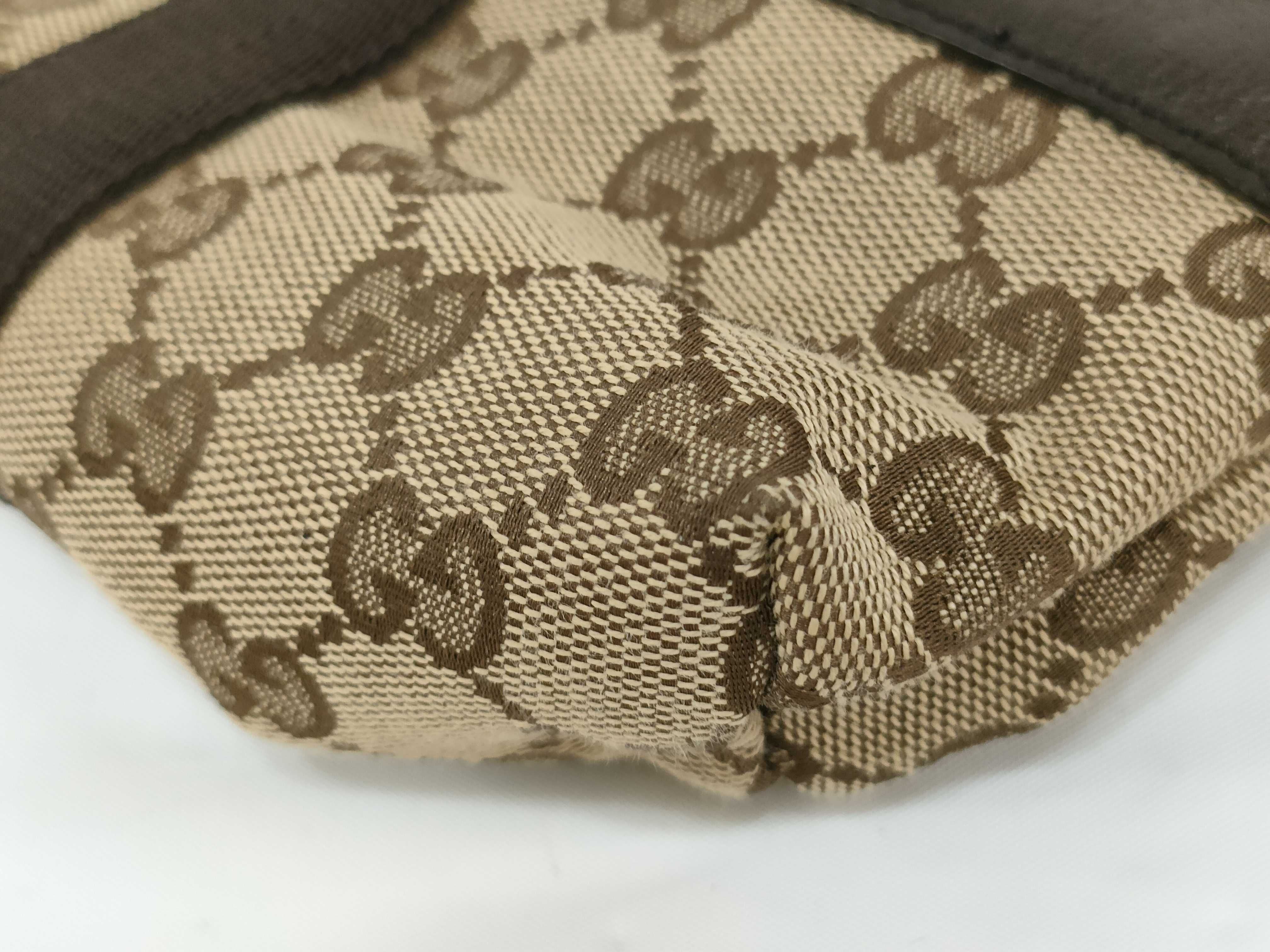 GG Canvas Waist Bag (Brown) — view 5