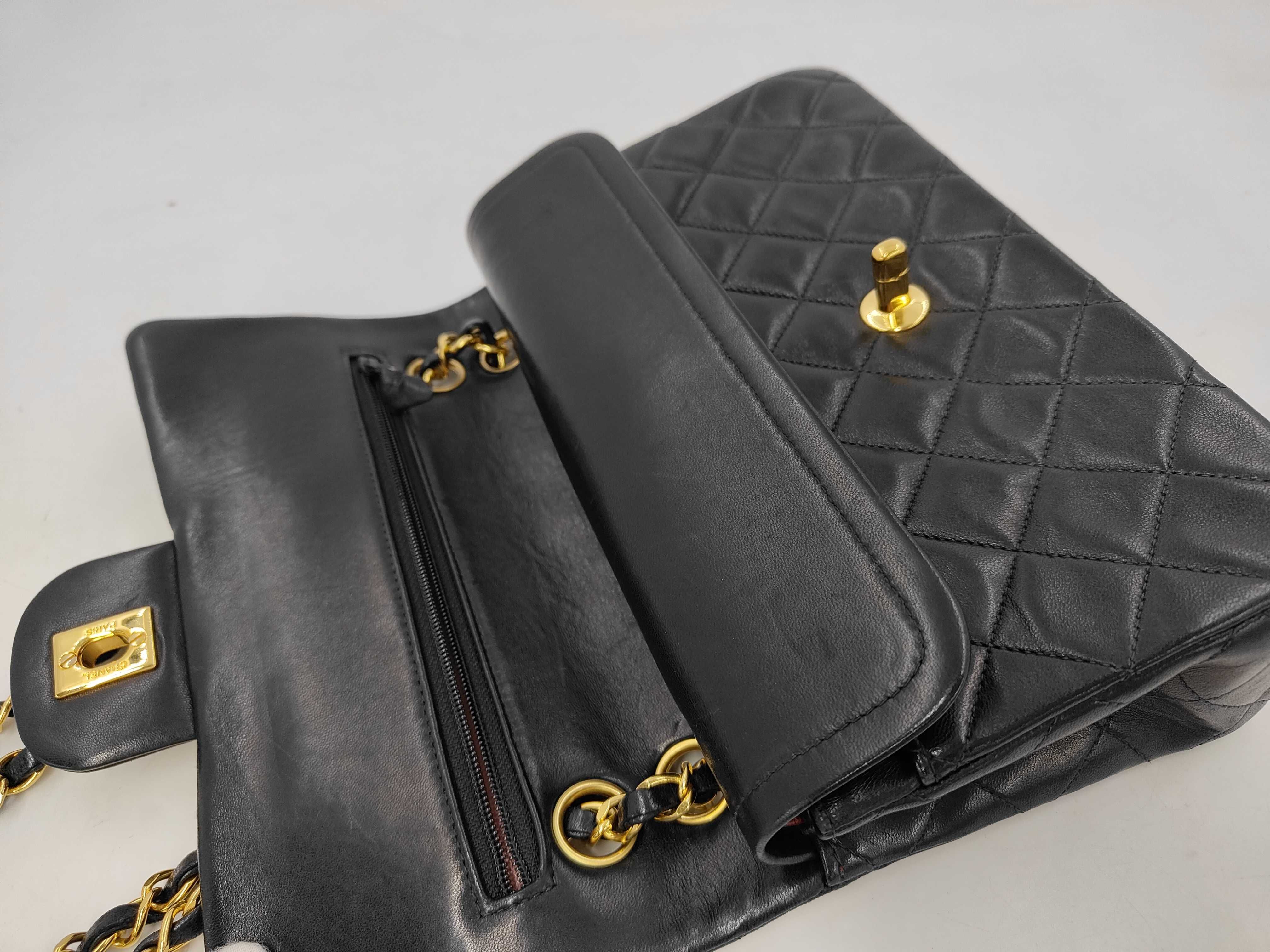 Matelassé 23 Lambskin Double Flap Double Chain Shoulder Bag — view 6