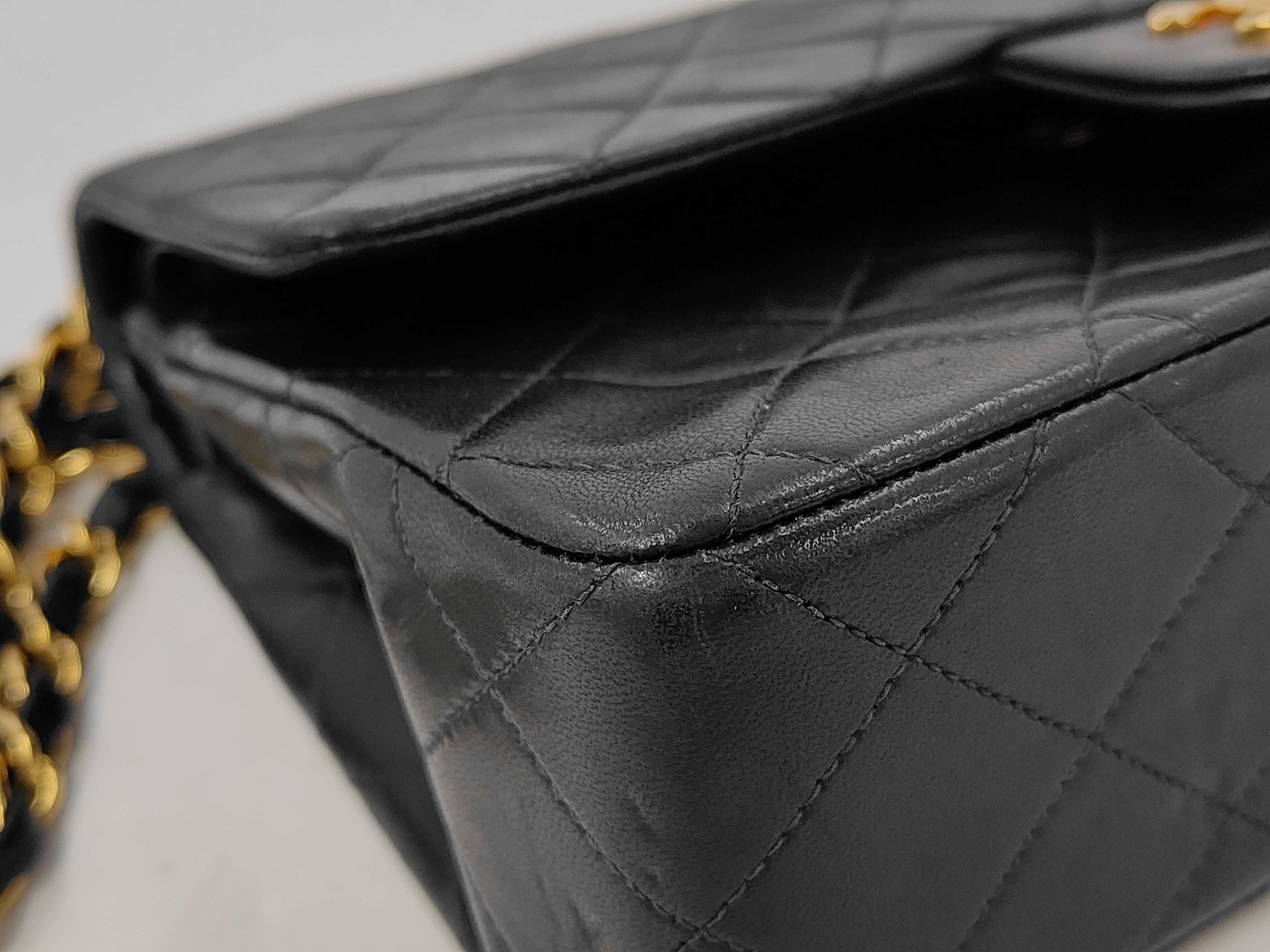 Matelassé 23 Lambskin Double Flap Double Chain Shoulder Bag — view 7