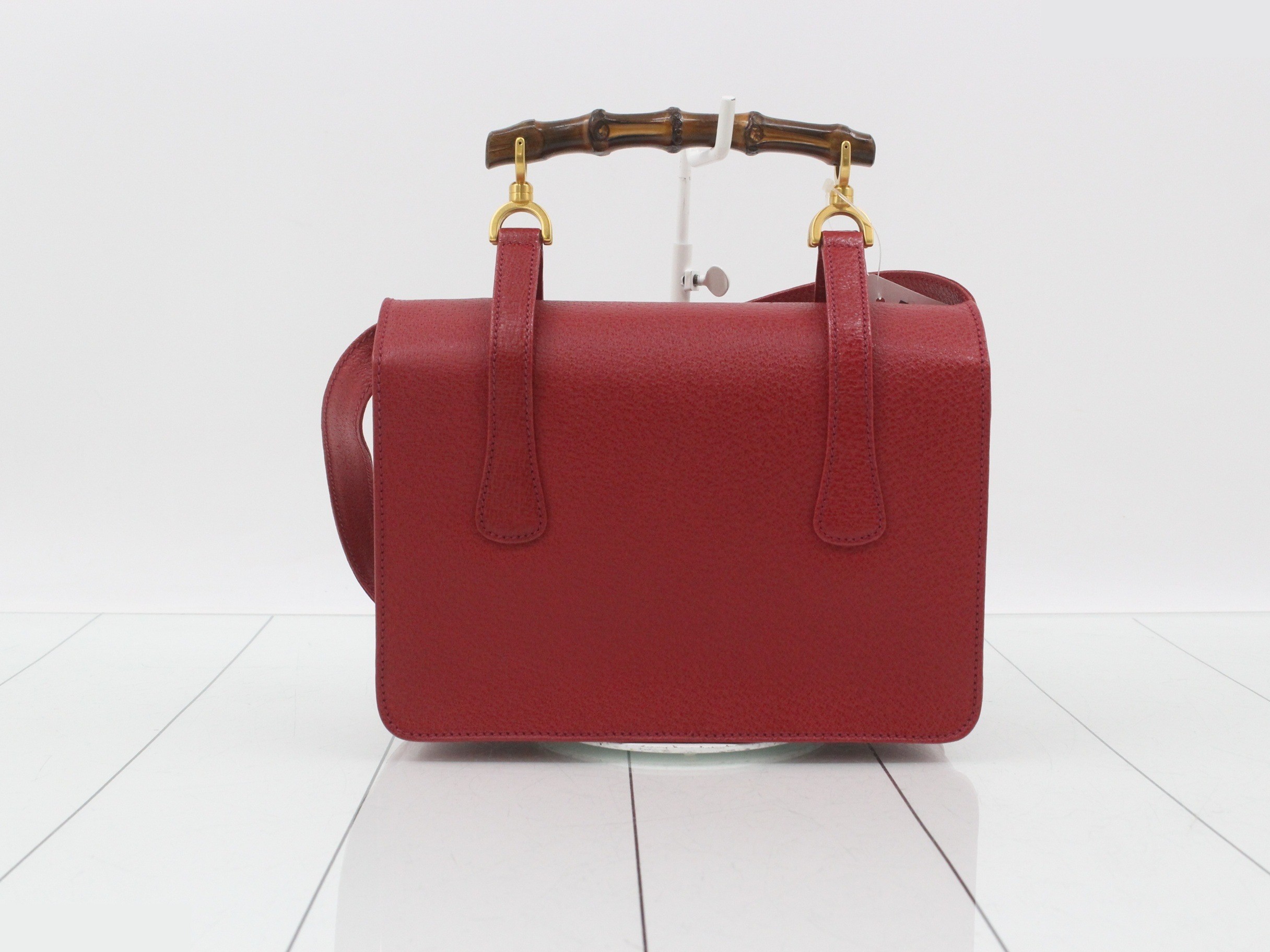 2-way Bamboo Ostrich Handbag — view 2