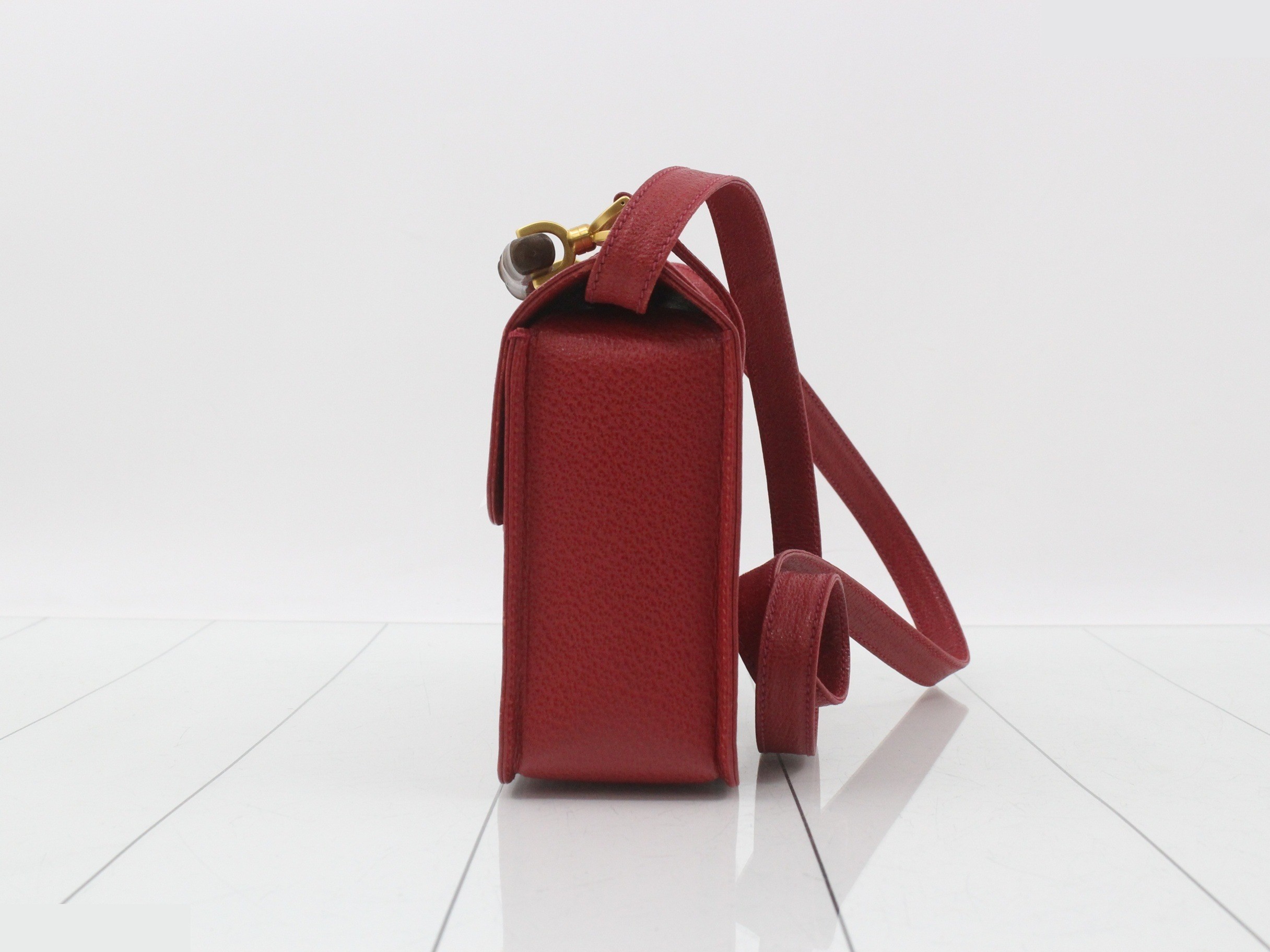 2-way Bamboo Ostrich Handbag — view 3