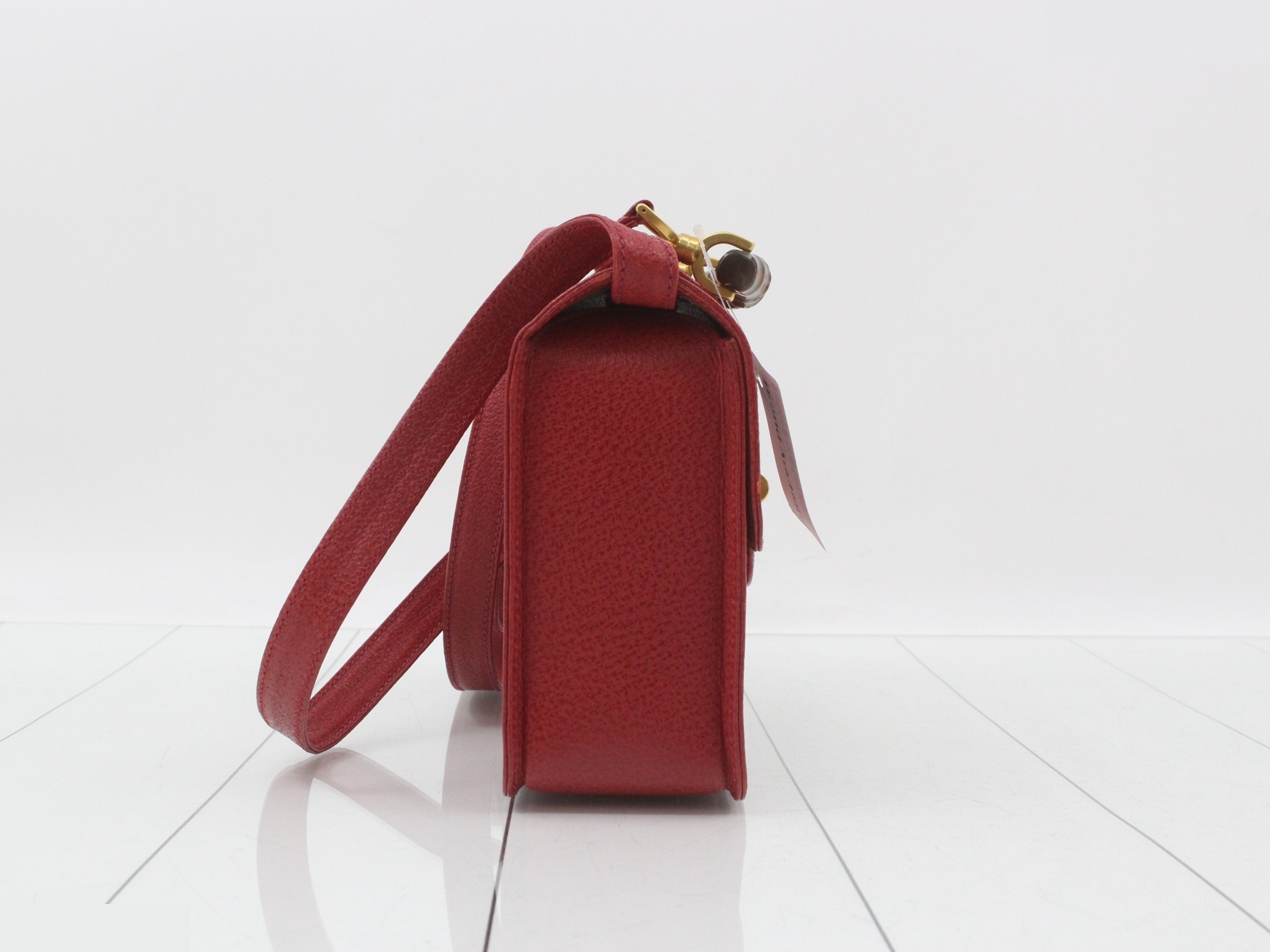2-way Bamboo Ostrich Handbag — view 4