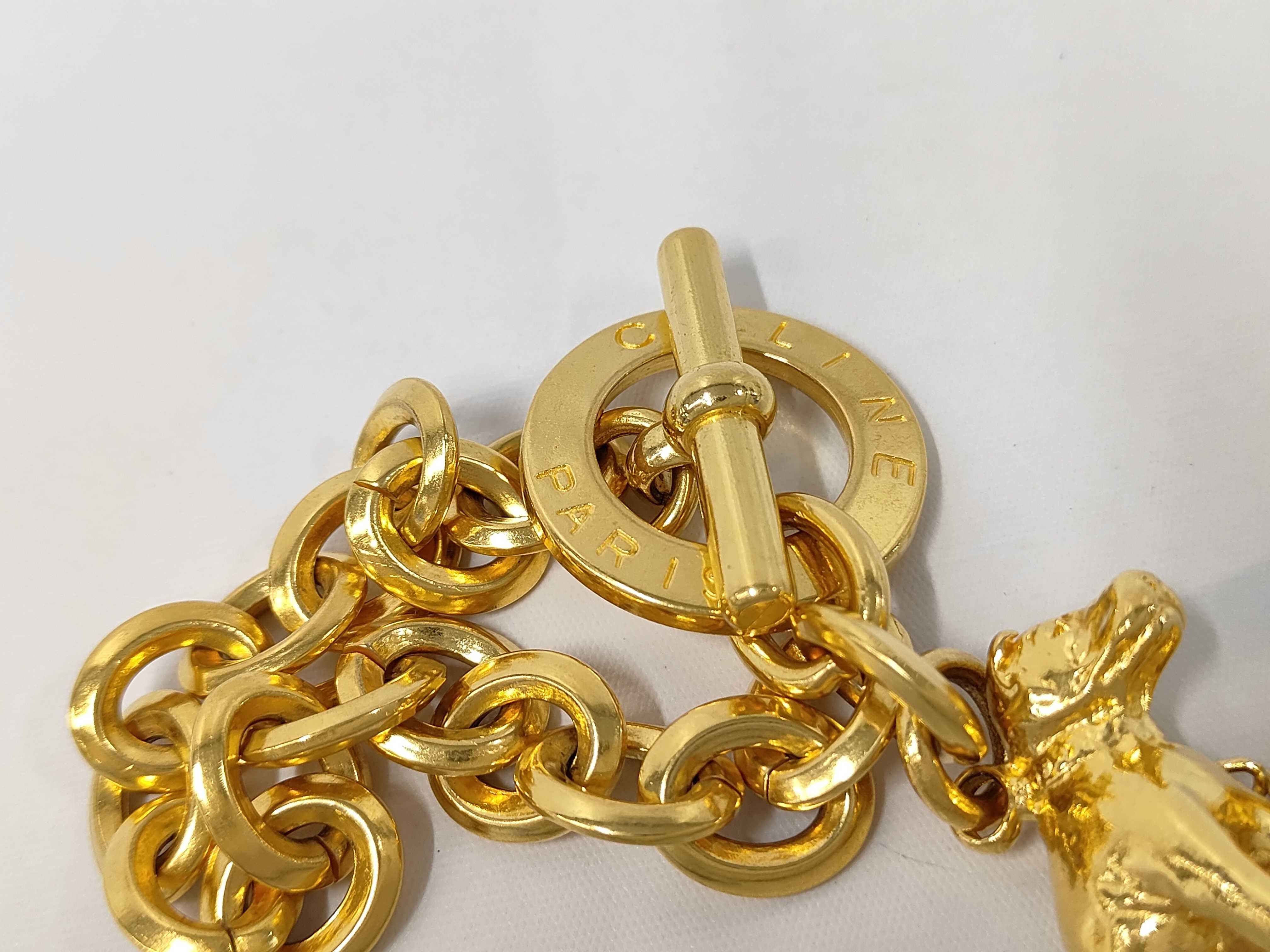 bracelet, circle star ball, dog motif bracelet/bangle — view 7