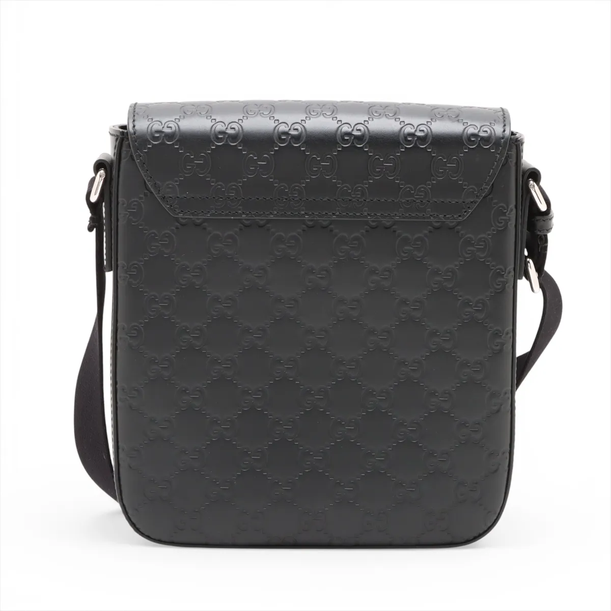 Guccisima leather shoulder bag black 473877 — view 2