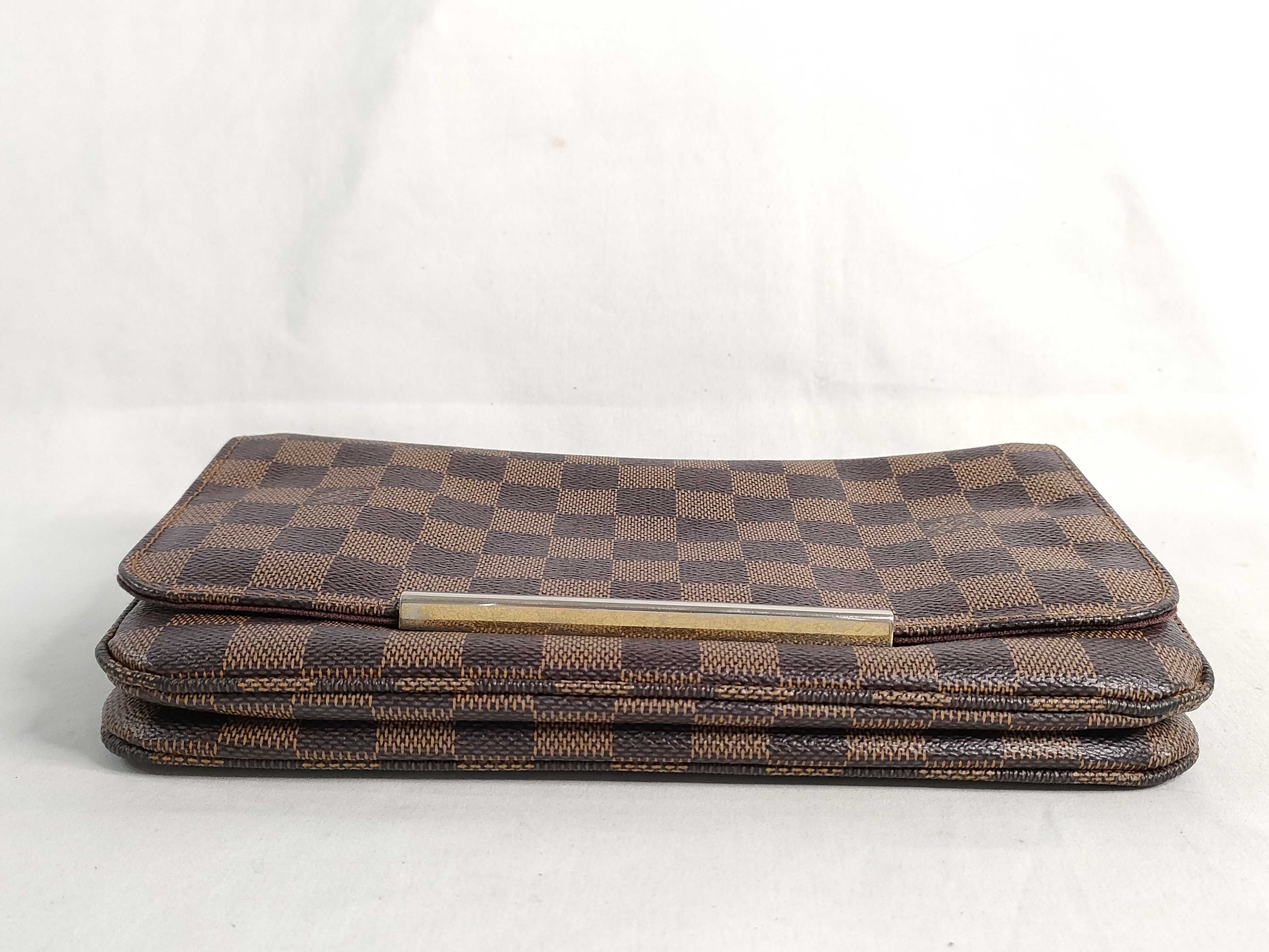 Damier Hoxton PM N41257 RI2164 Brown Shoulder Bag — view 7