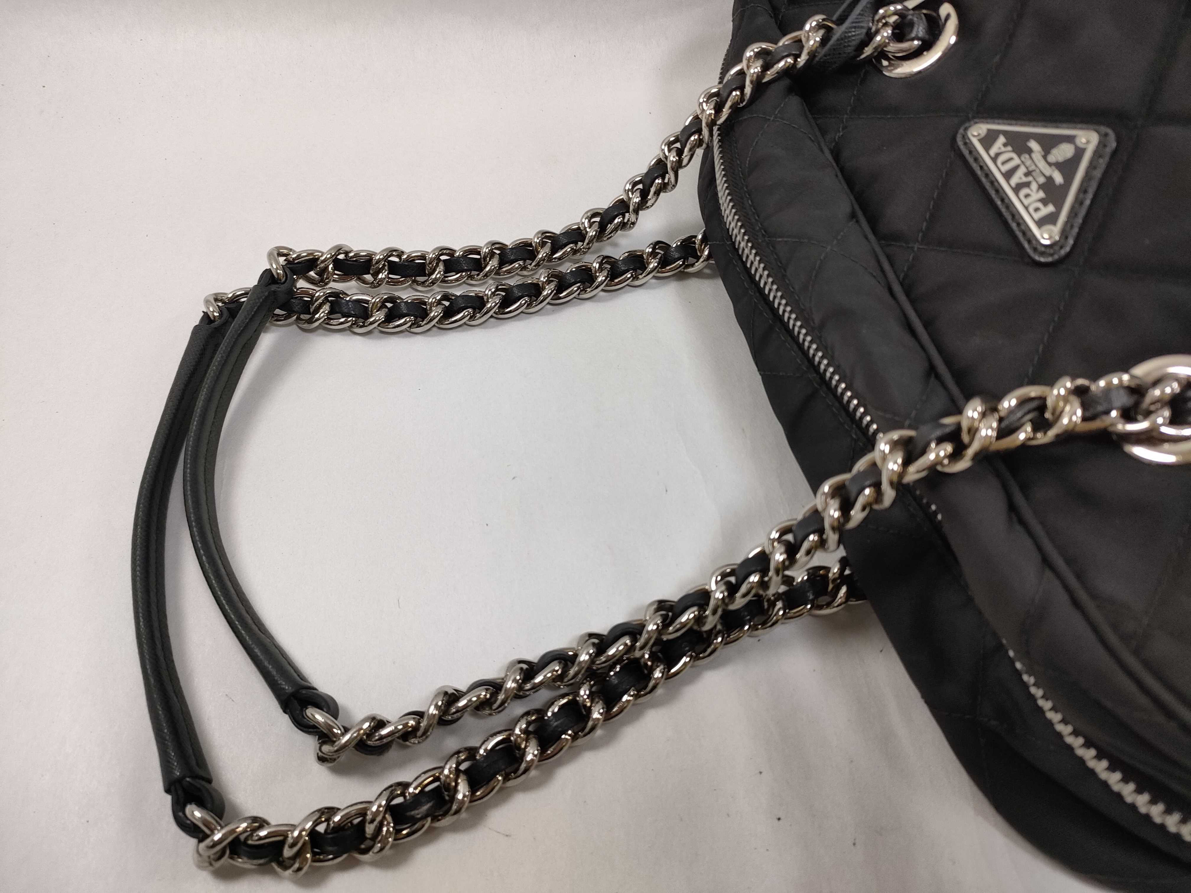 PH- Tessuto Nylon Black Shoulder Bag — view 3