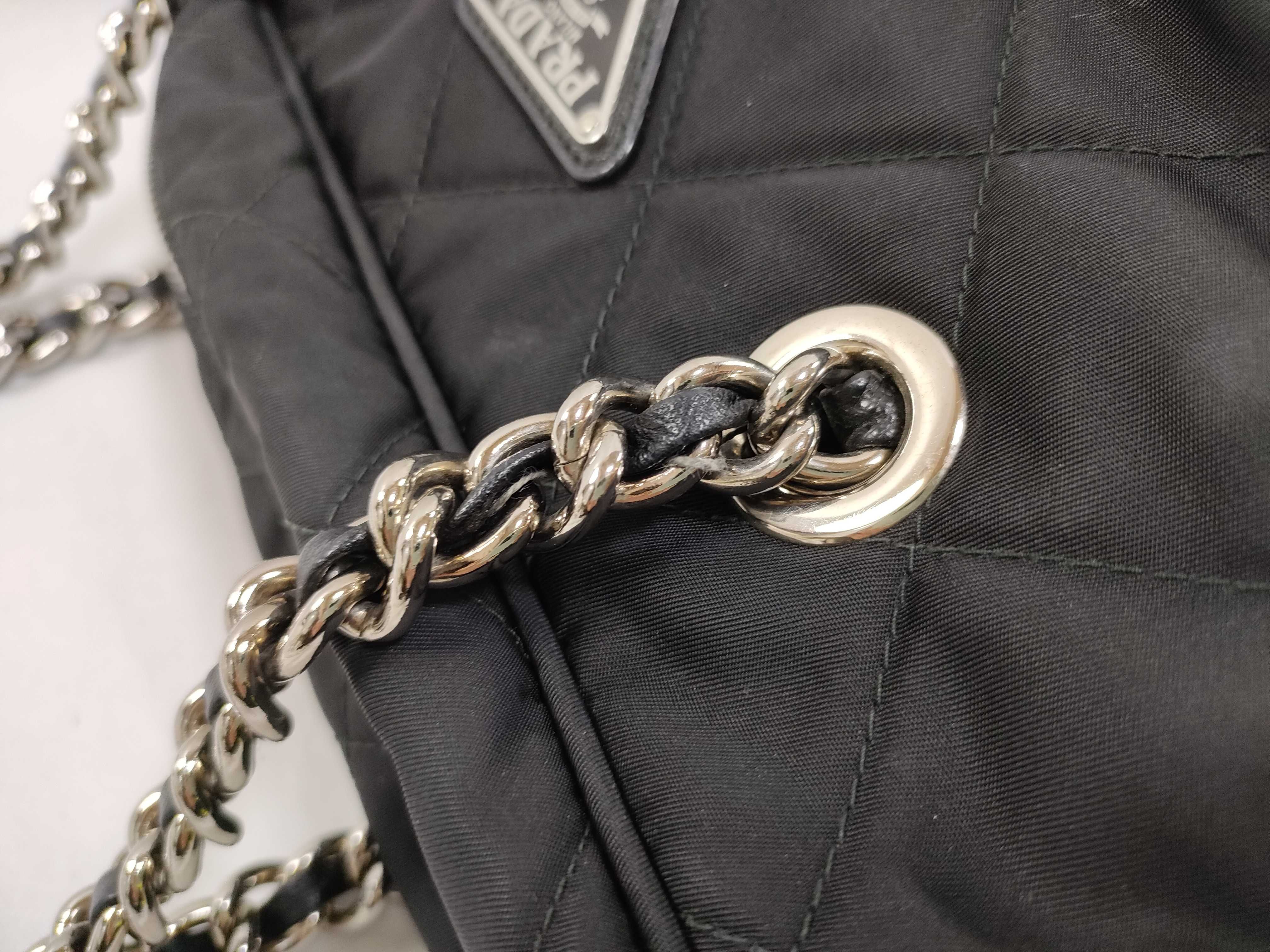 PH- Tessuto Nylon Black Shoulder Bag — view 5