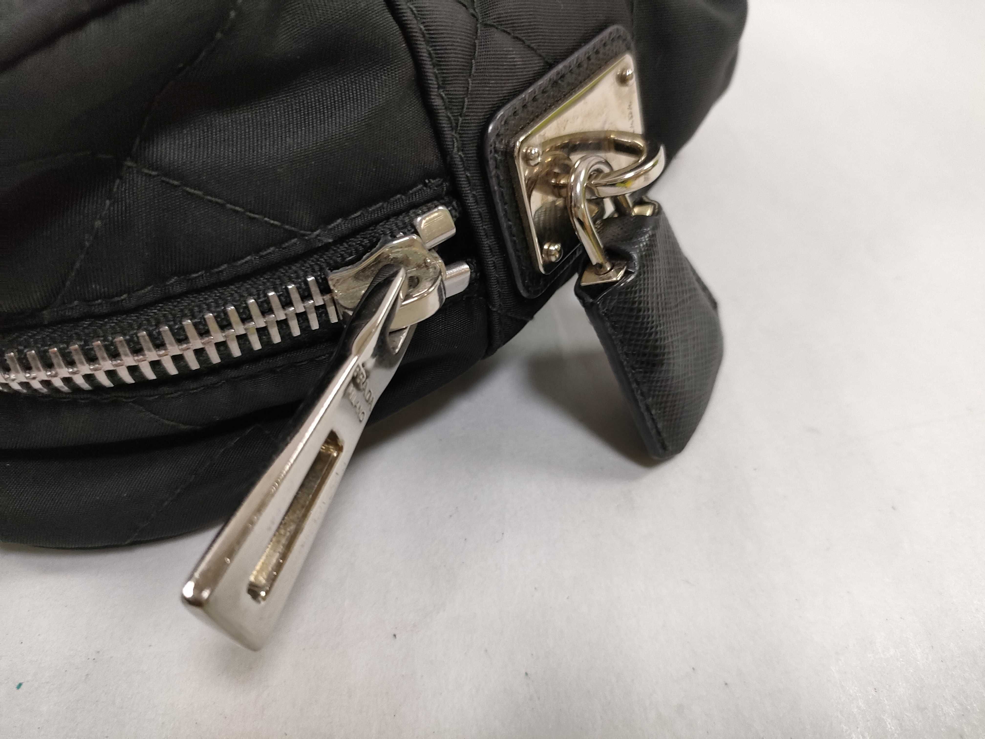 PH- Tessuto Nylon Black Shoulder Bag — view 7