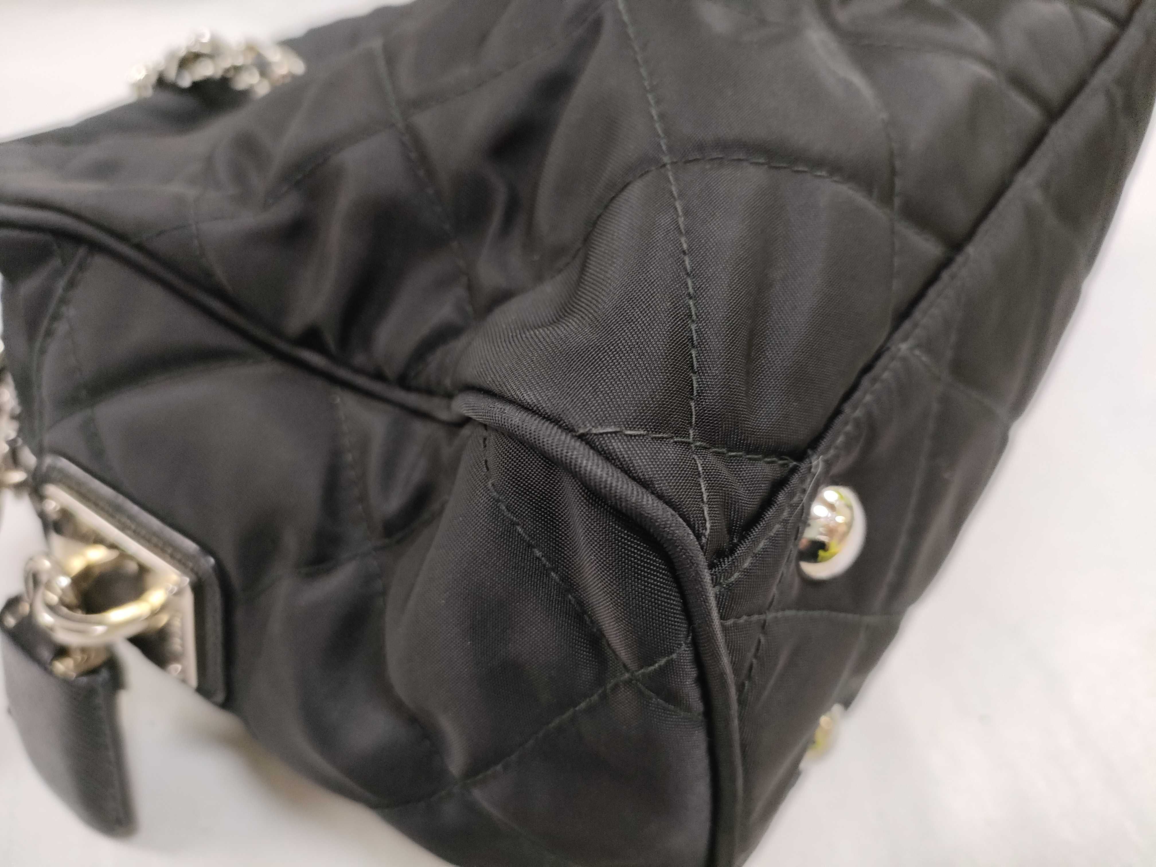 PH- Tessuto Nylon Black Shoulder Bag — view 8