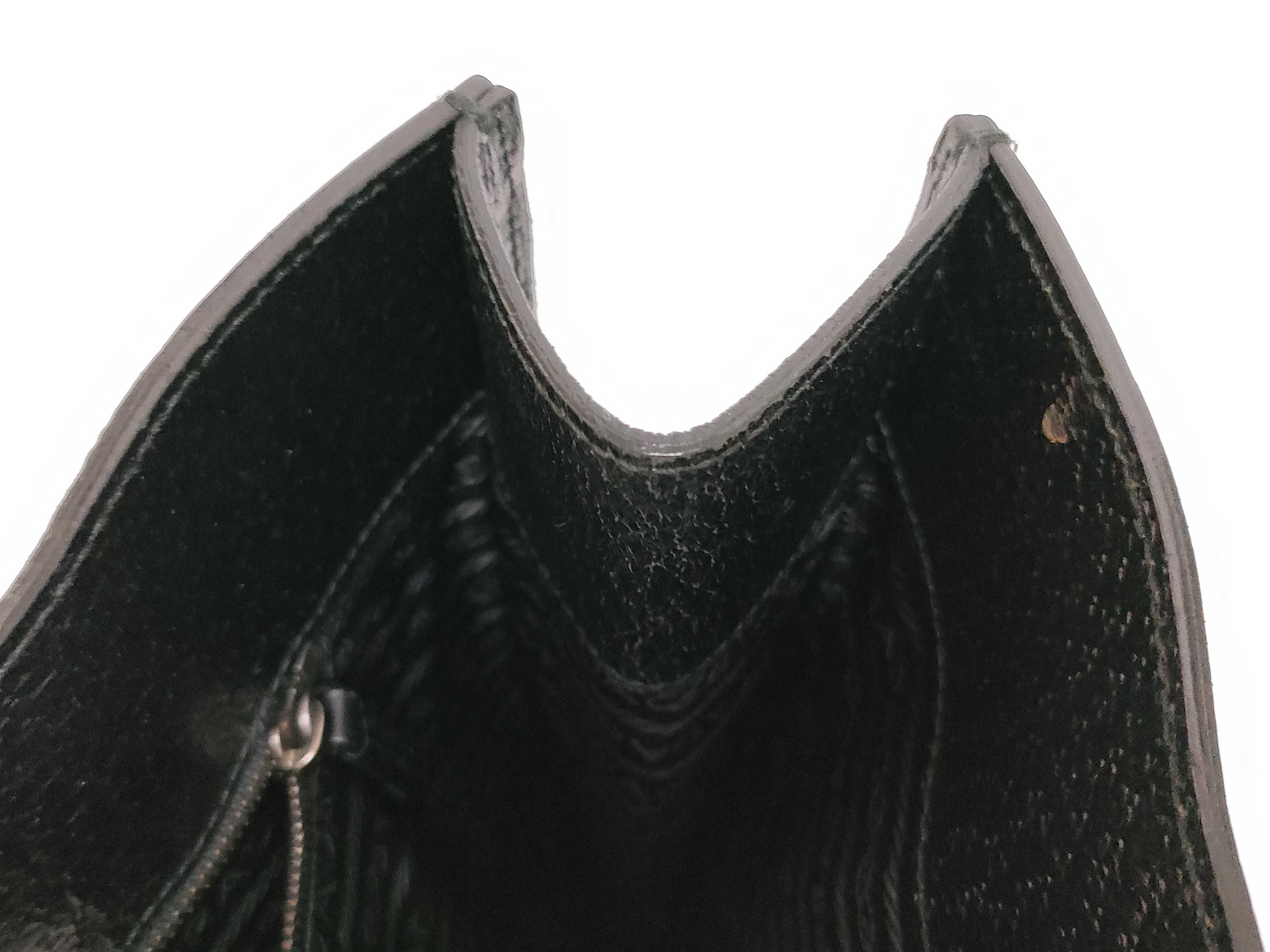 Leather Tote Bag (Black) — view 11