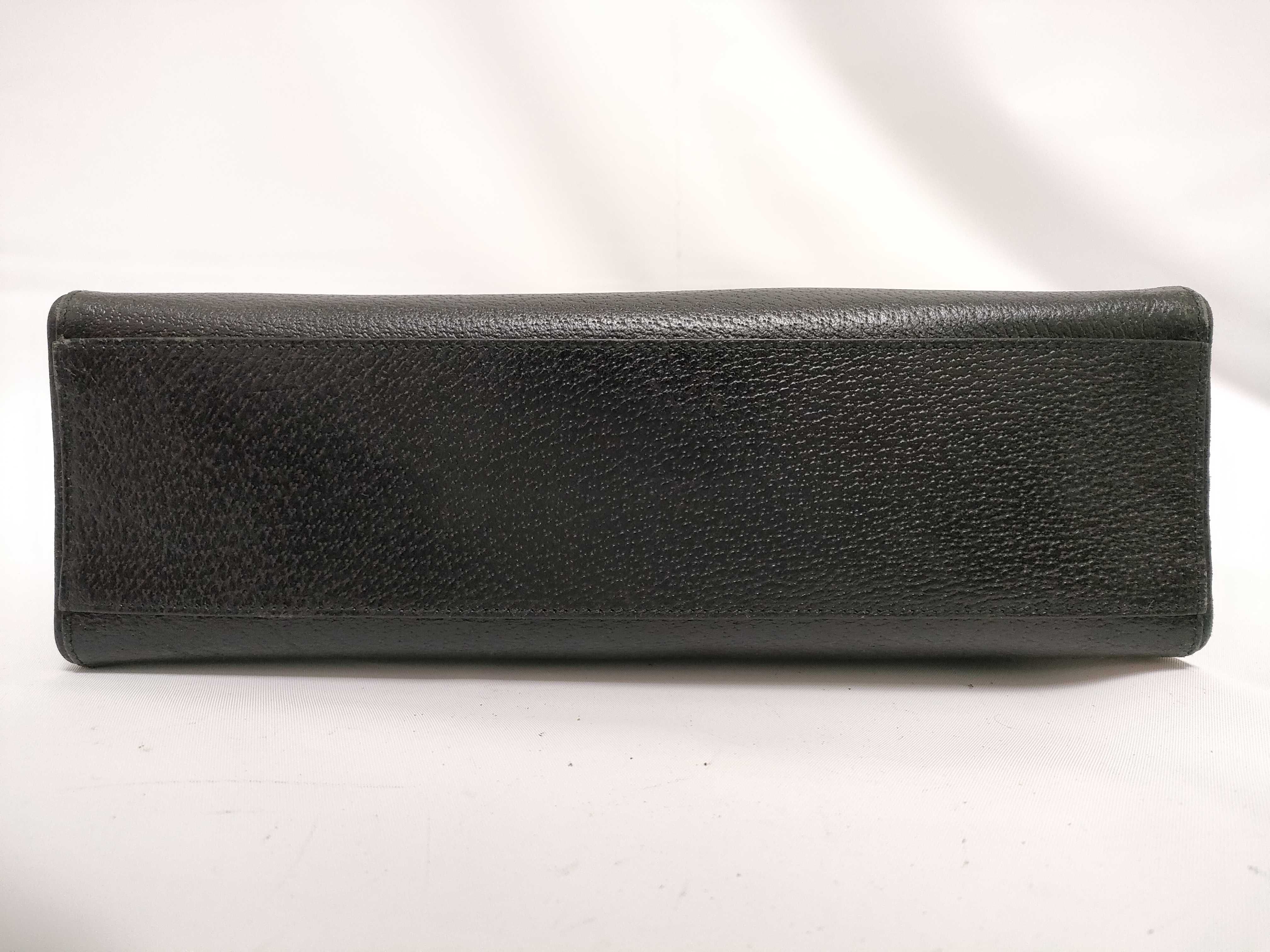 Leather Tote Bag (Black) — view 6