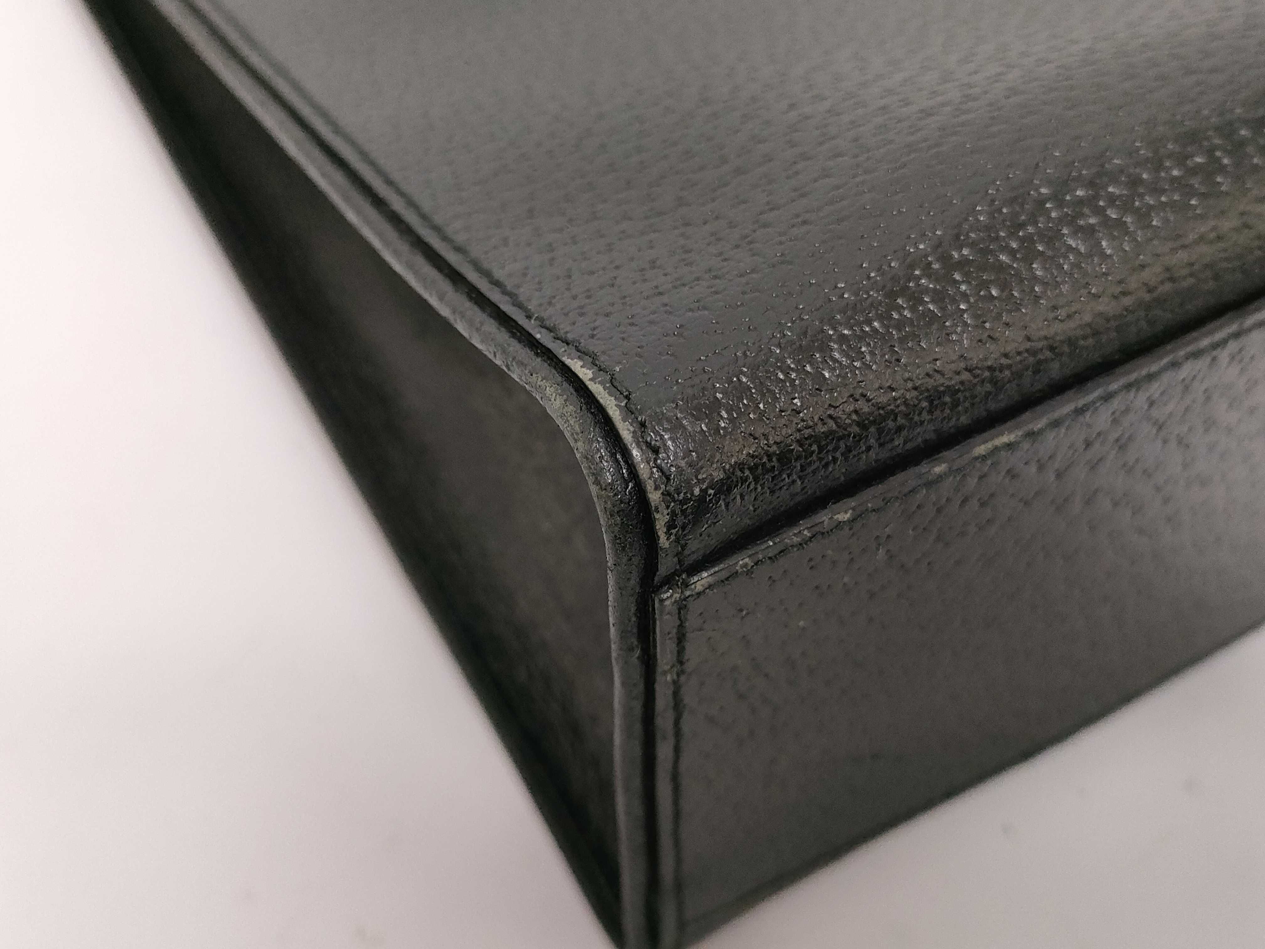 Leather Tote Bag (Black) — view 7