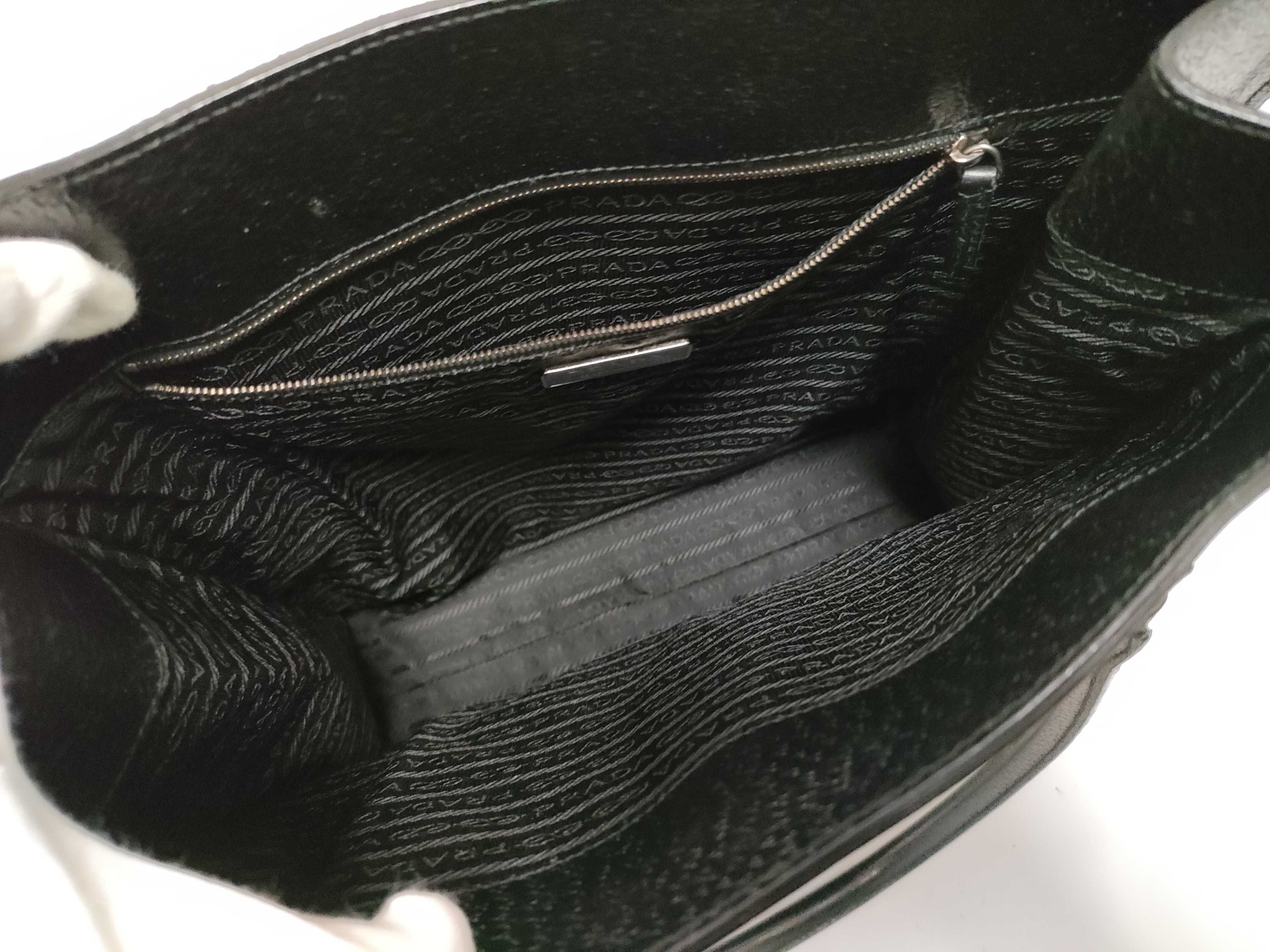 Leather Tote Bag (Black) — view 8