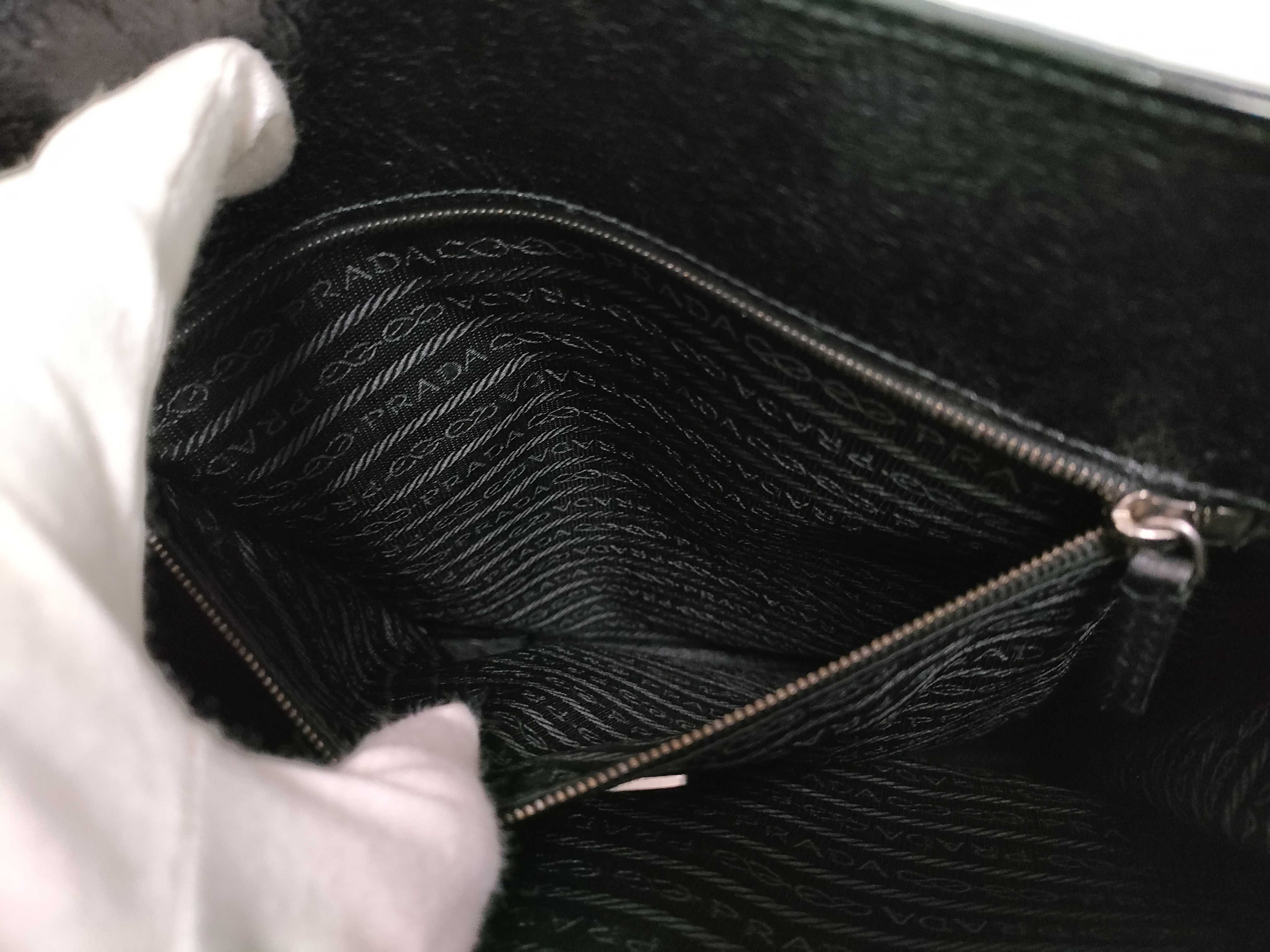 Leather Tote Bag (Black) — view 10