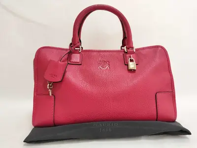 Amazona 36 Handbag, Cadena Key, Anagram, Mid-period Model, Bordeaux Red Handbag