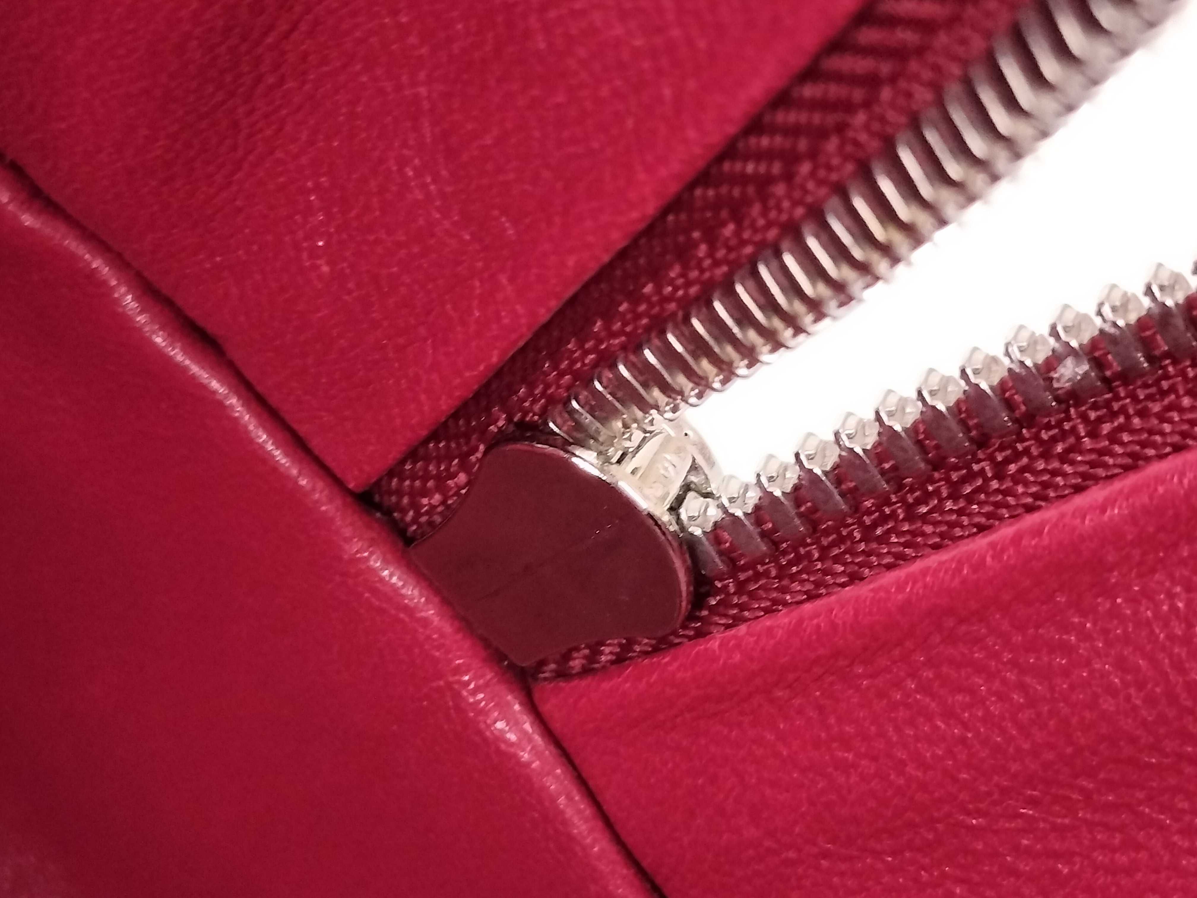 Amazona 36 Handbag, Cadena Key, Anagram, Mid-period Model, Bordeaux Red Handbag — view 9