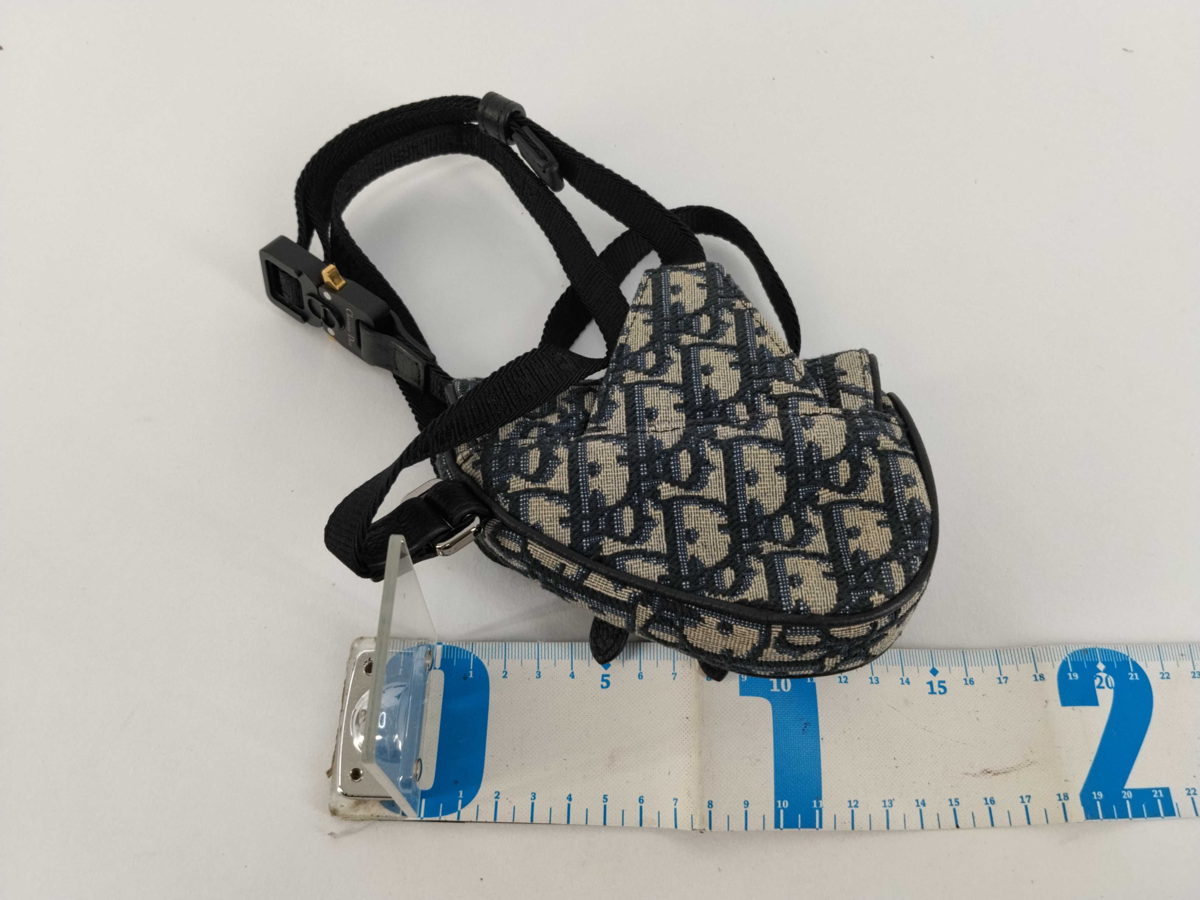 Trotter Dior Oblique Saddle Shoulder Bag — view 2