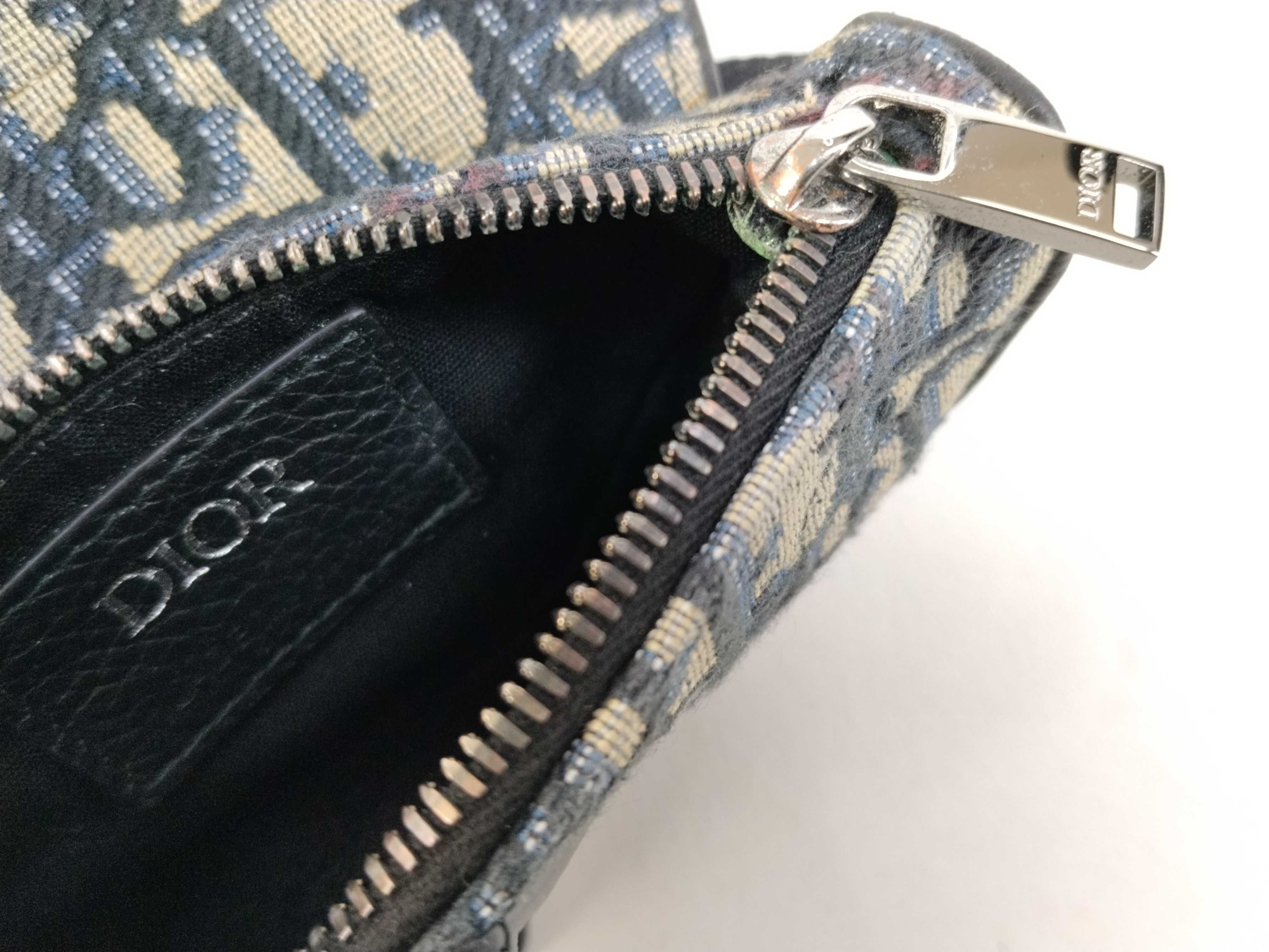 Trotter Dior Oblique Saddle Shoulder Bag — view 11