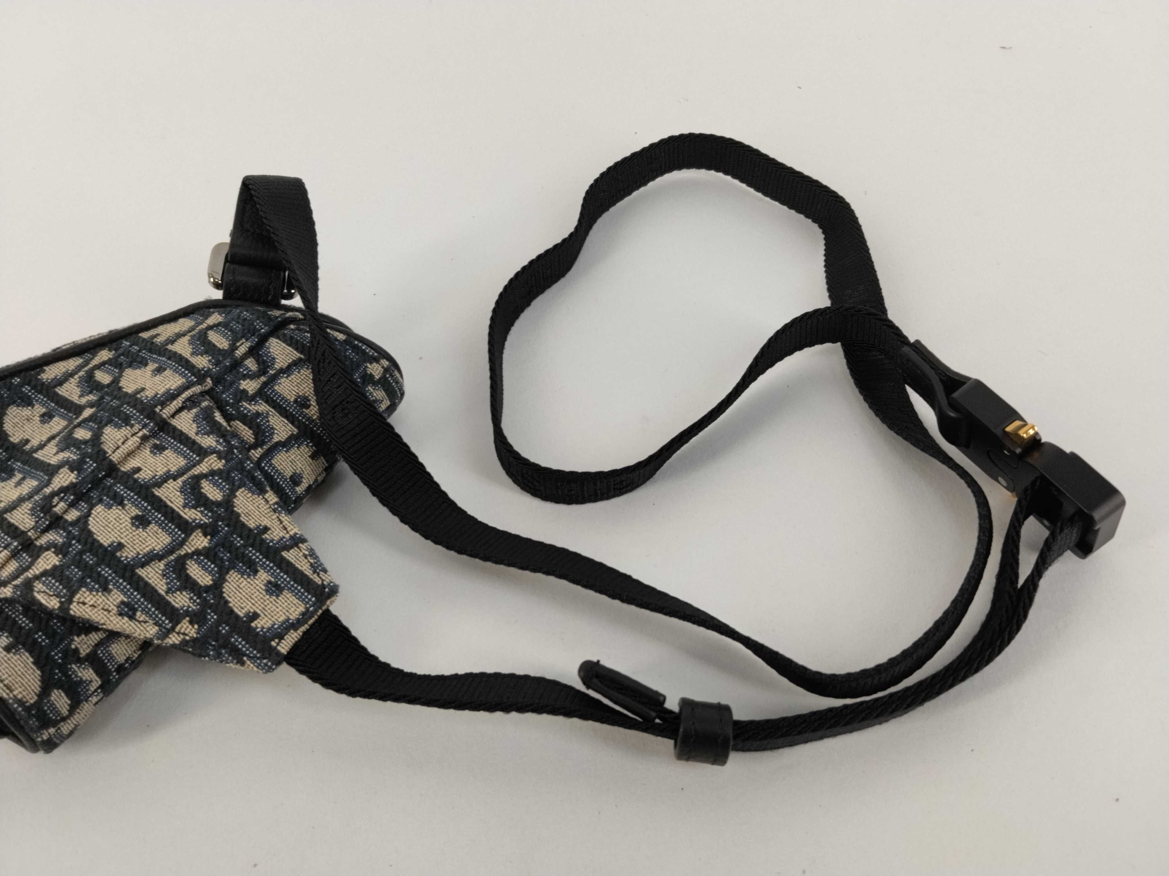 Trotter Dior Oblique Saddle Shoulder Bag — view 3