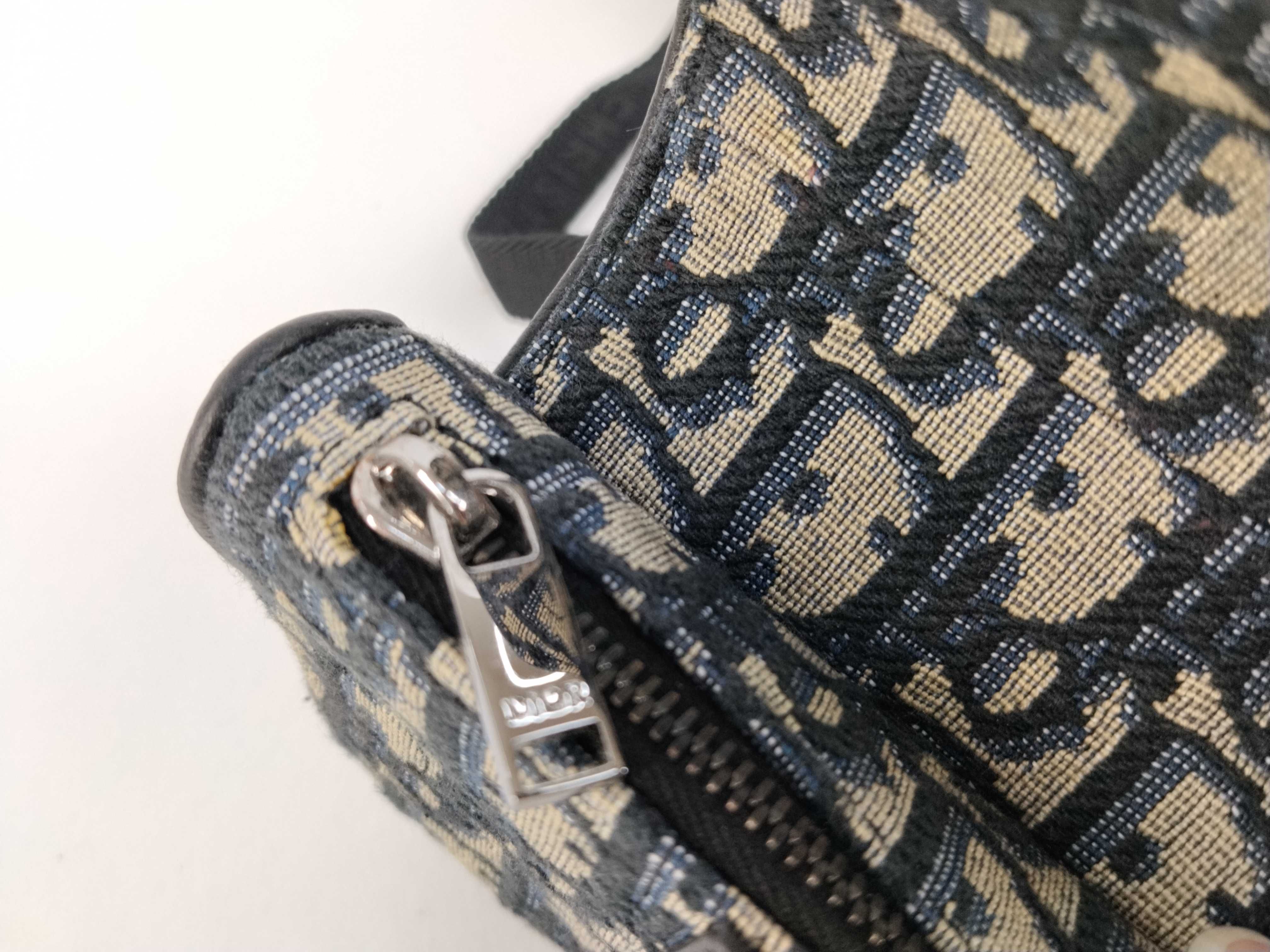 Trotter Dior Oblique Saddle Shoulder Bag — view 10