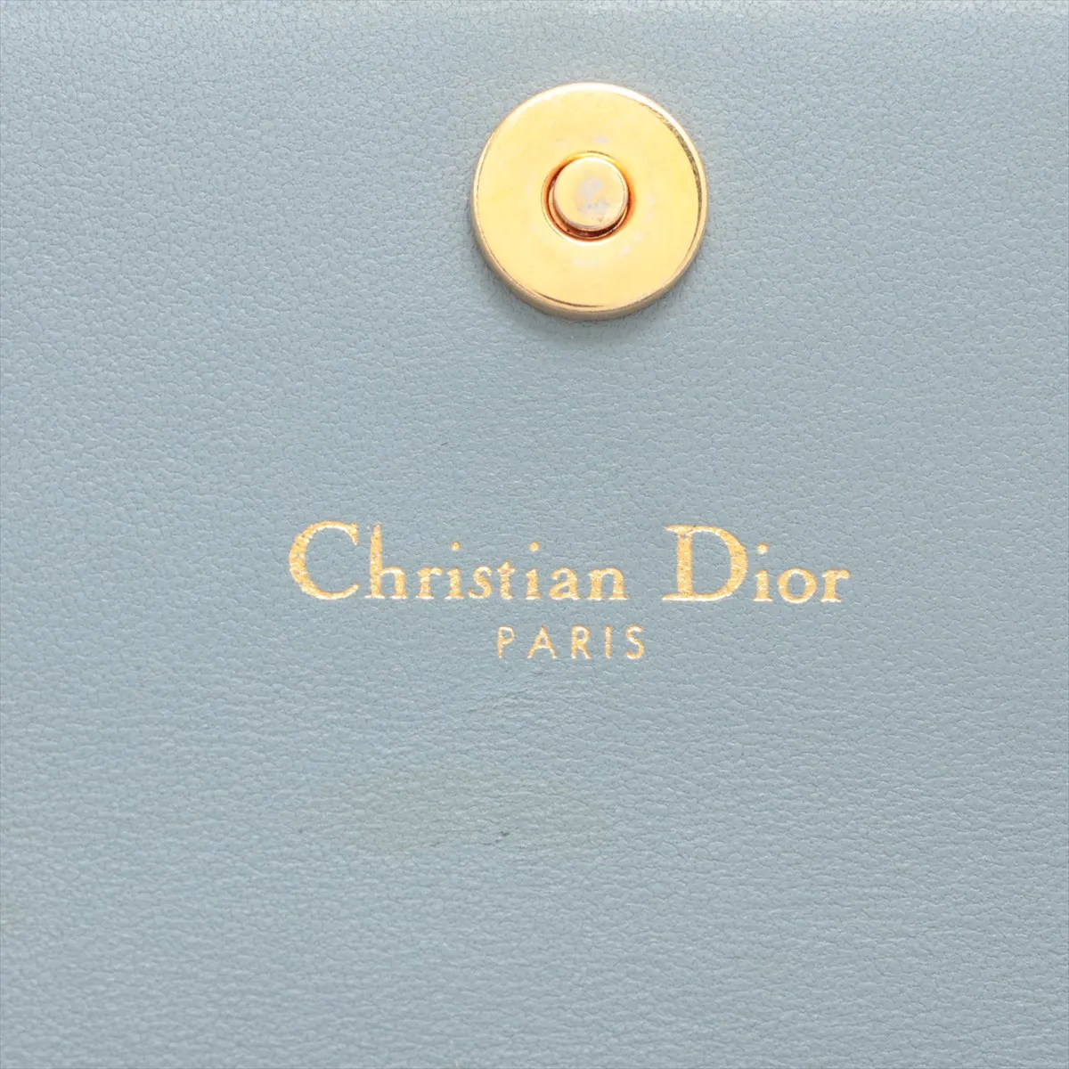 Canage Caro Leather Long Wallet Light Blue — view 8