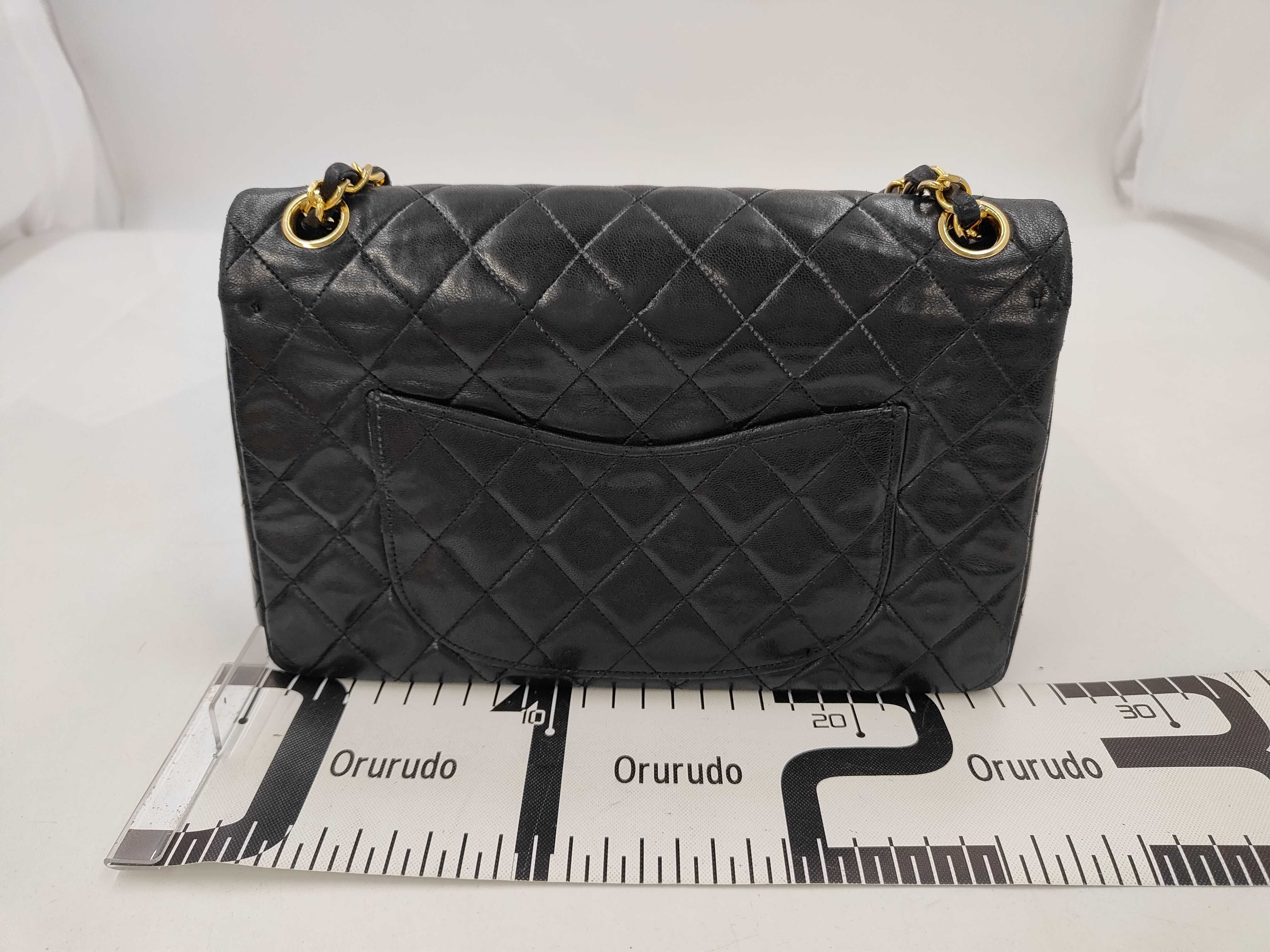 Lambskin Matelassé Double Flap Shoulder Bag — view 2