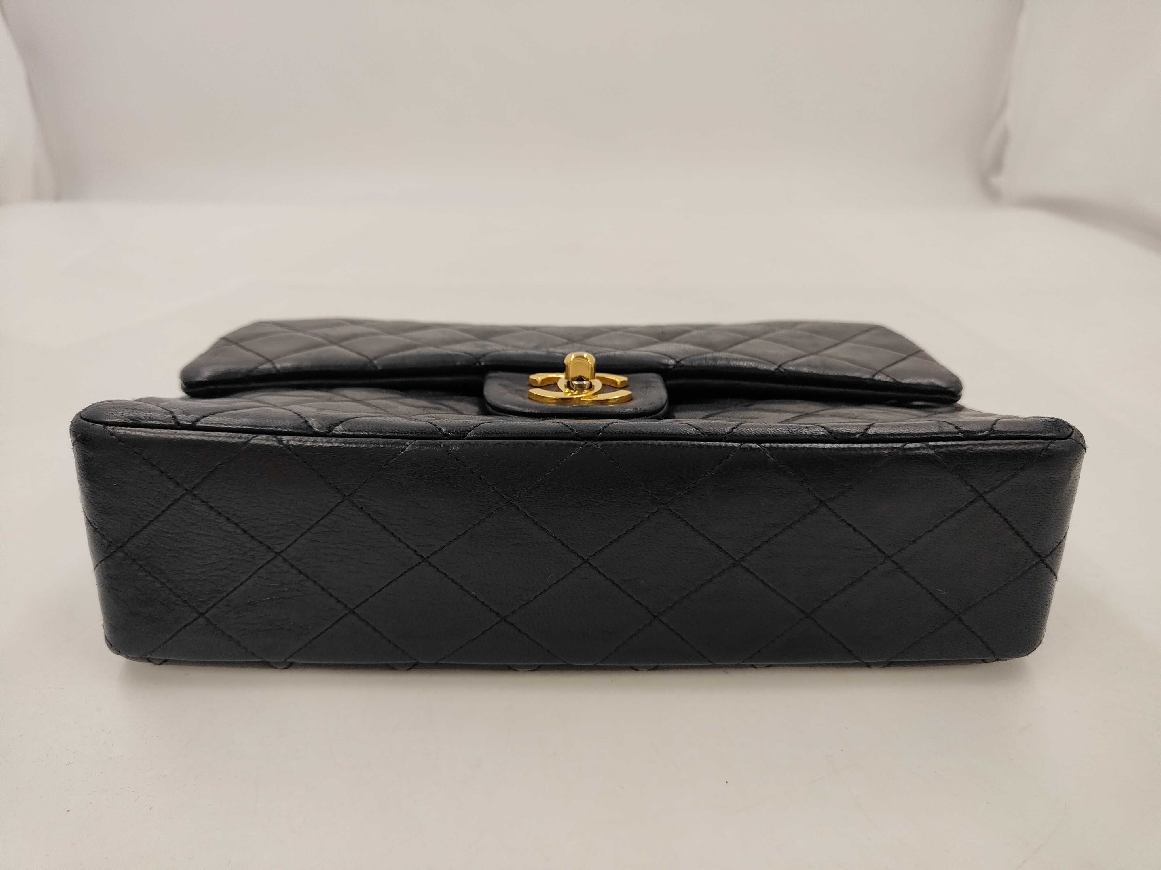 Lambskin Matelassé Double Flap Shoulder Bag — view 3
