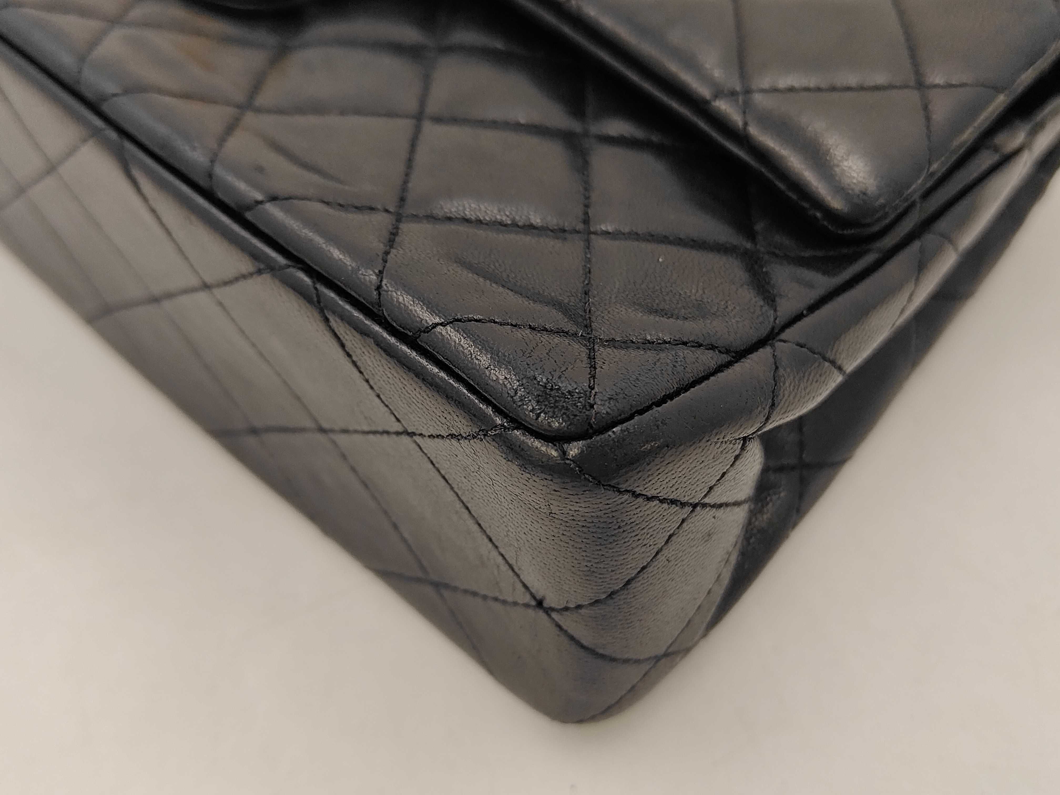Lambskin Matelassé Double Flap Shoulder Bag — view 4