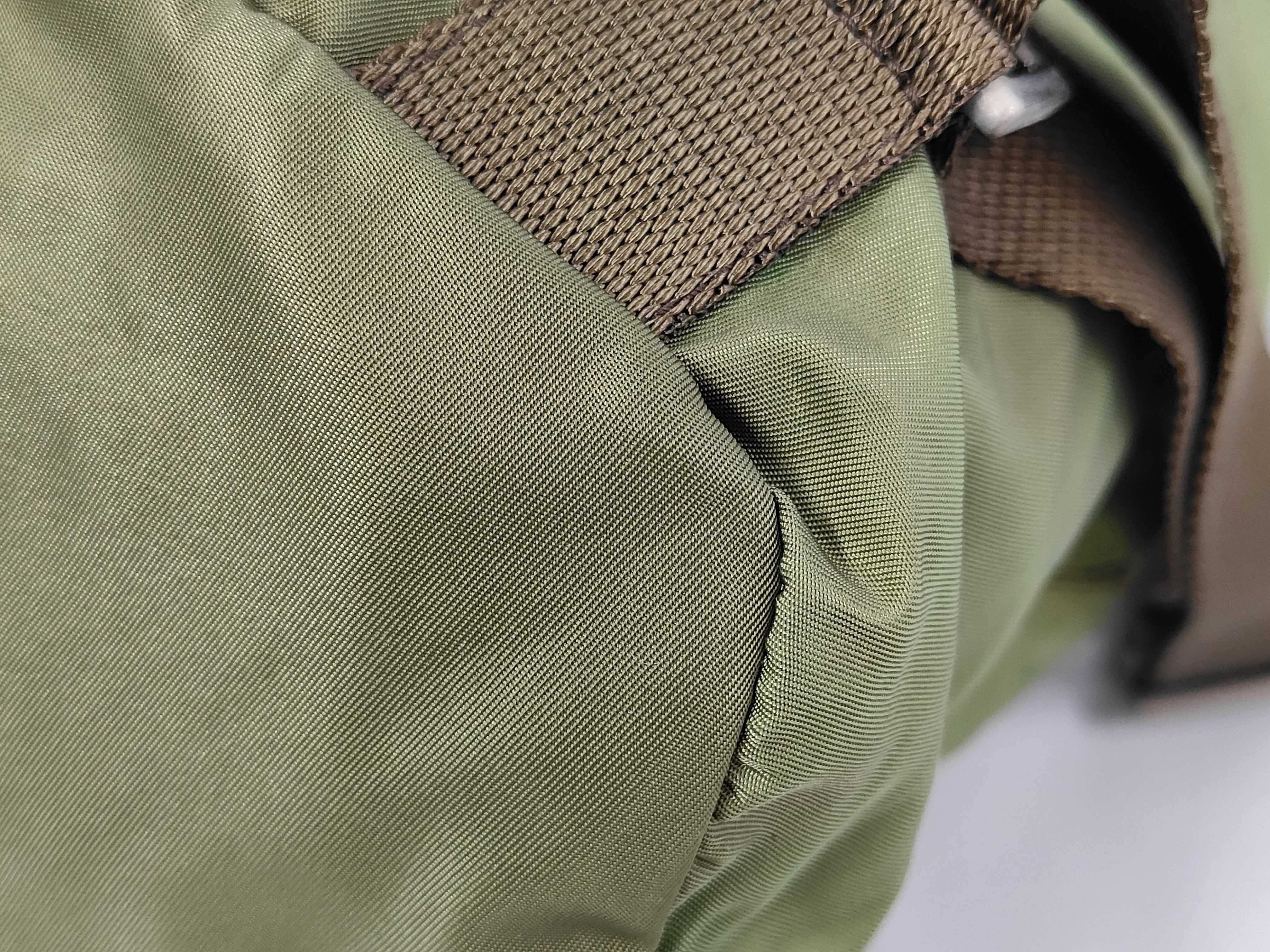 nylon backpack, green. — view 3