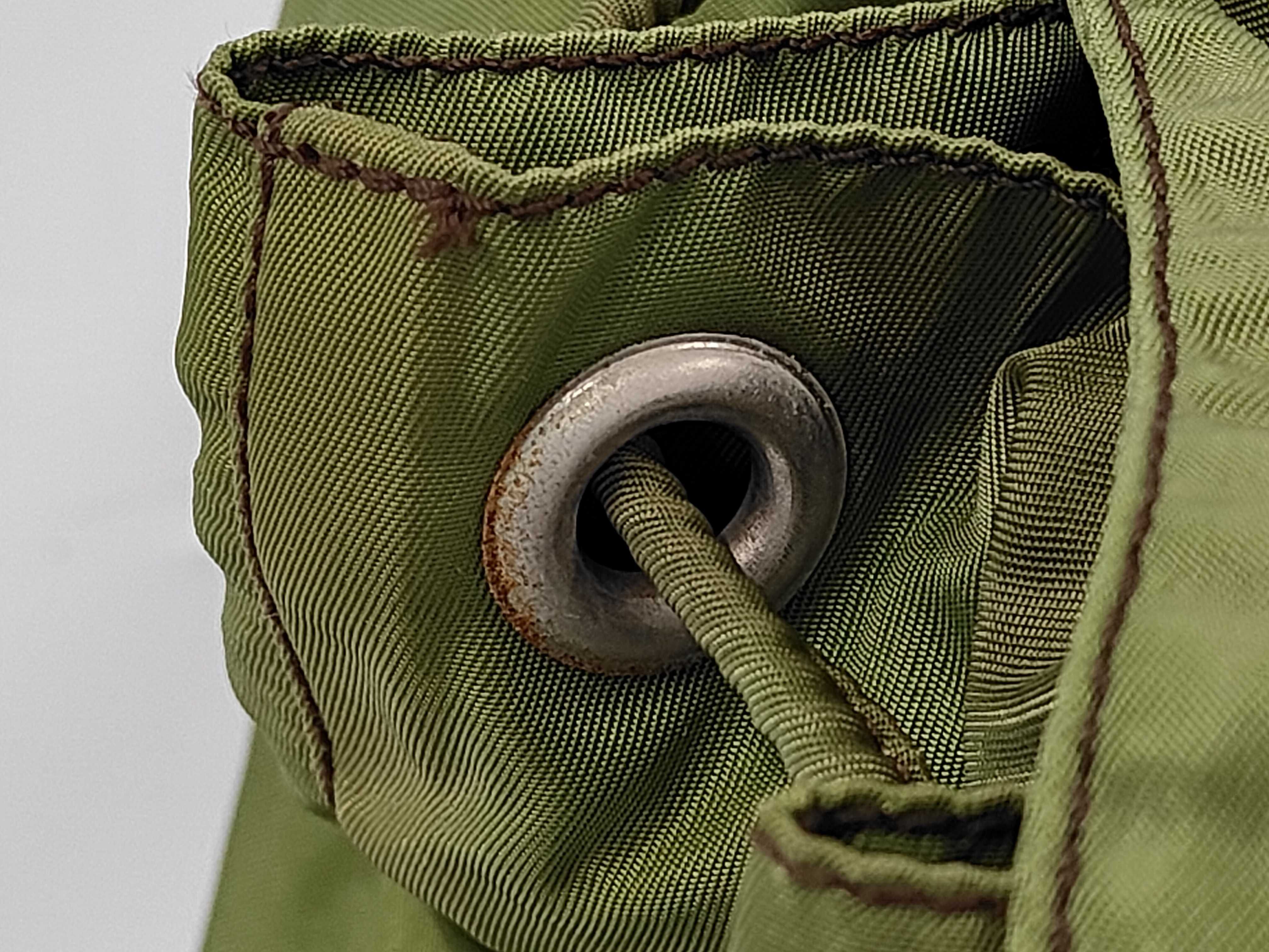 nylon backpack, green. — view 7