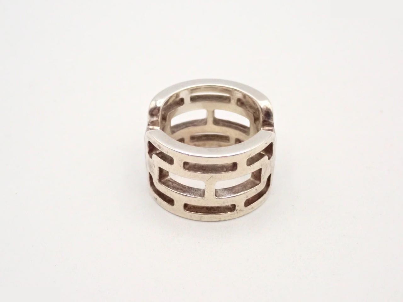 Alkan Silver Ring, Ag925/9.0g, Stamped 50 — view 2