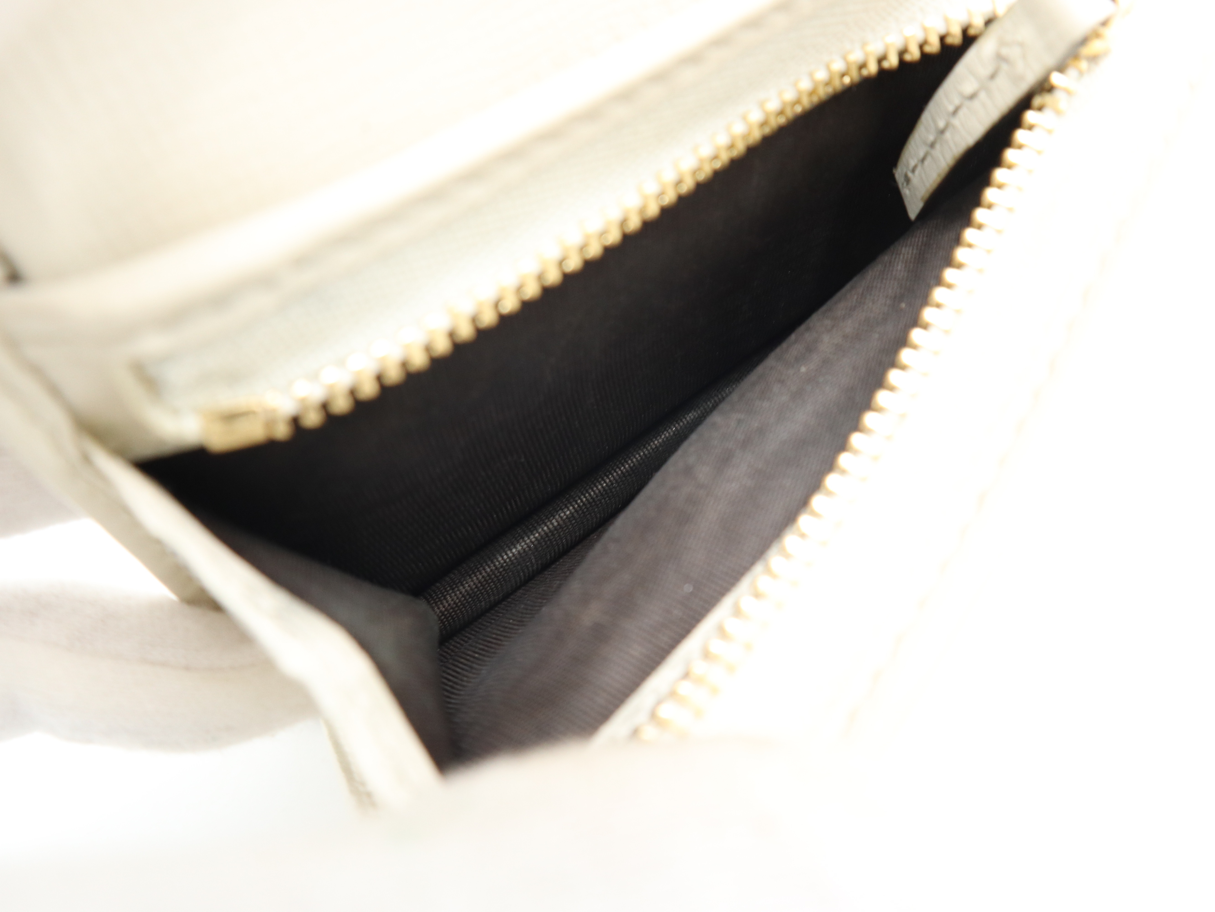 621887 Horsebit 1955 Compact Wallet, GG Supreme Canvas x Leather, Beige/Brown, with Box and Dust Bag. — view 11