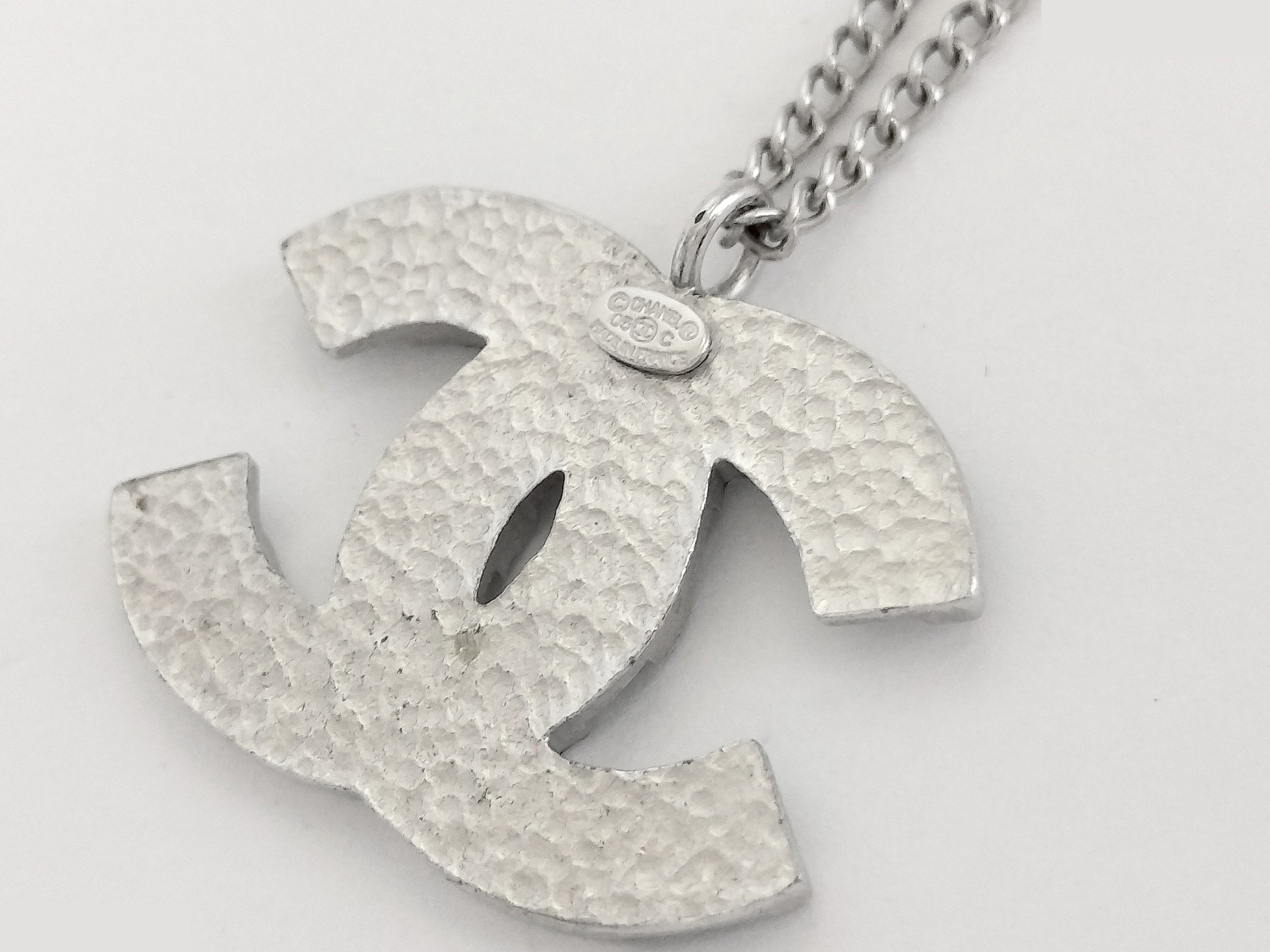 Coco Border Silver Necklace, Chain approx. 42cm — view 4