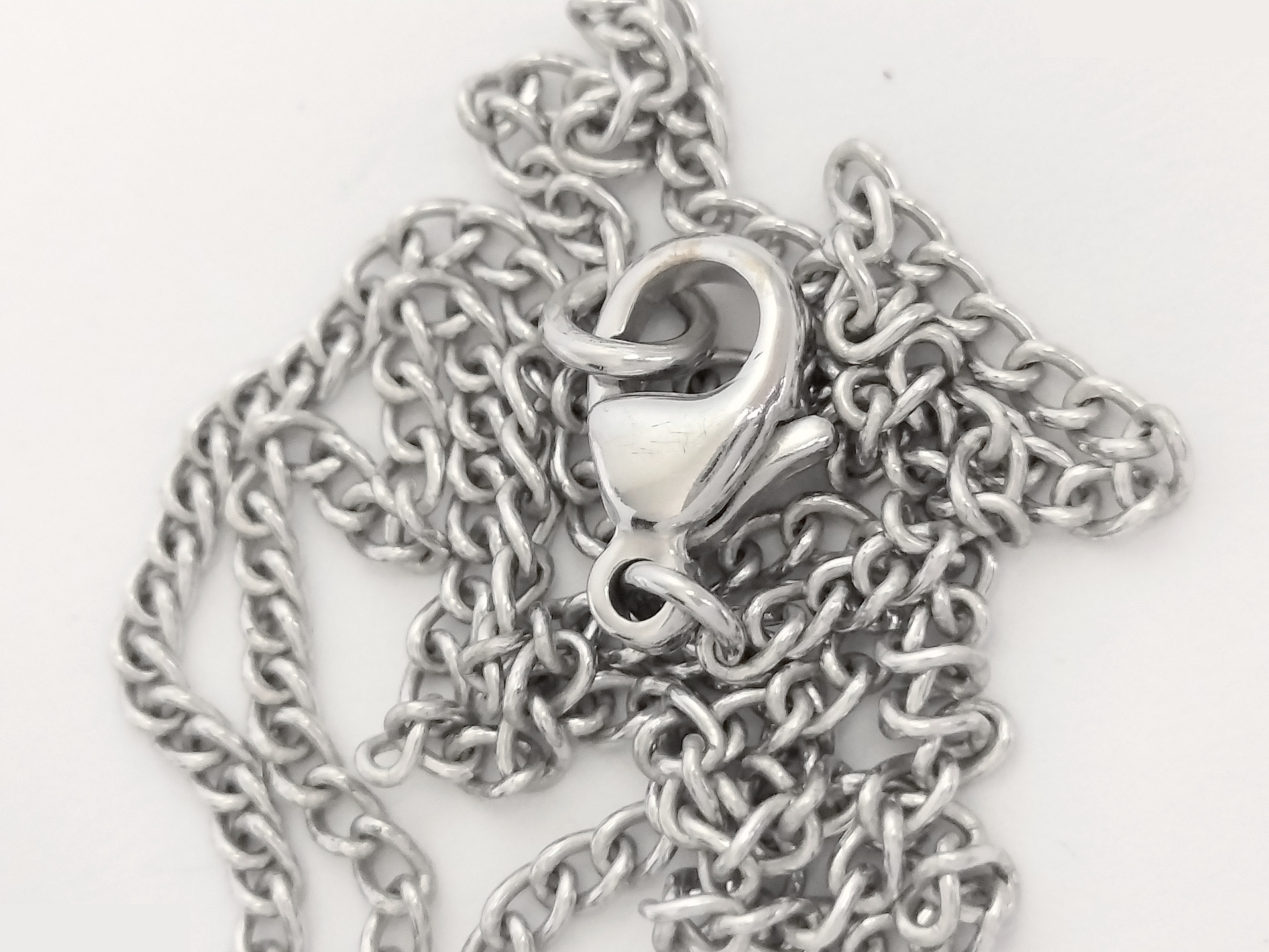Coco Border Silver Necklace, Chain approx. 42cm — view 8