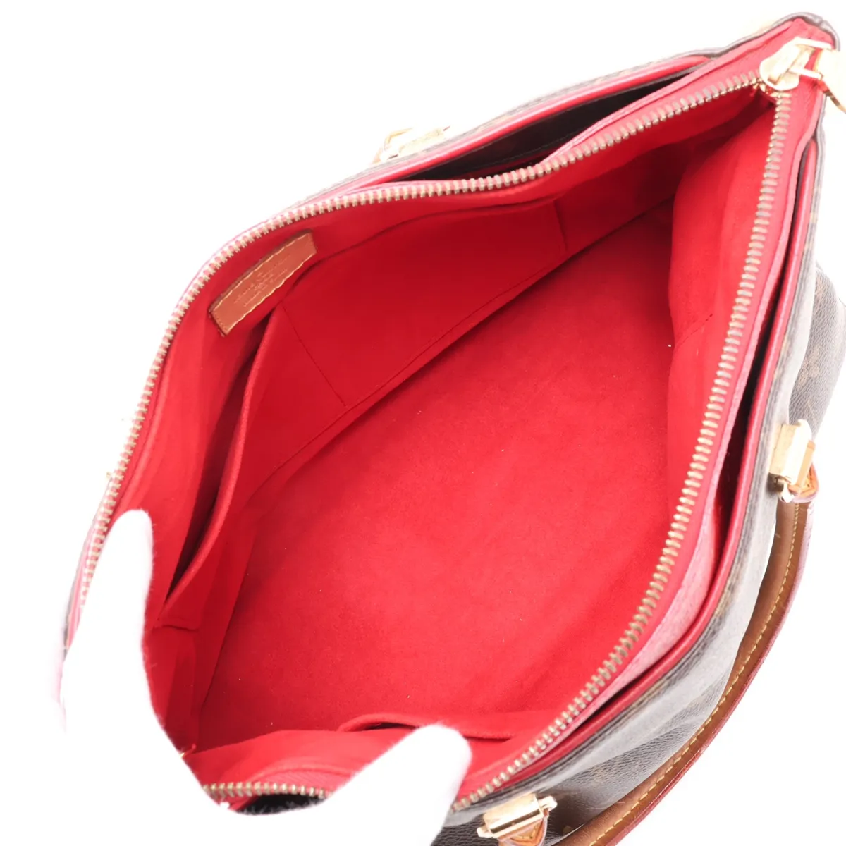 Monogram Pallas M41175 CA0195 Brown x Red — view 8
