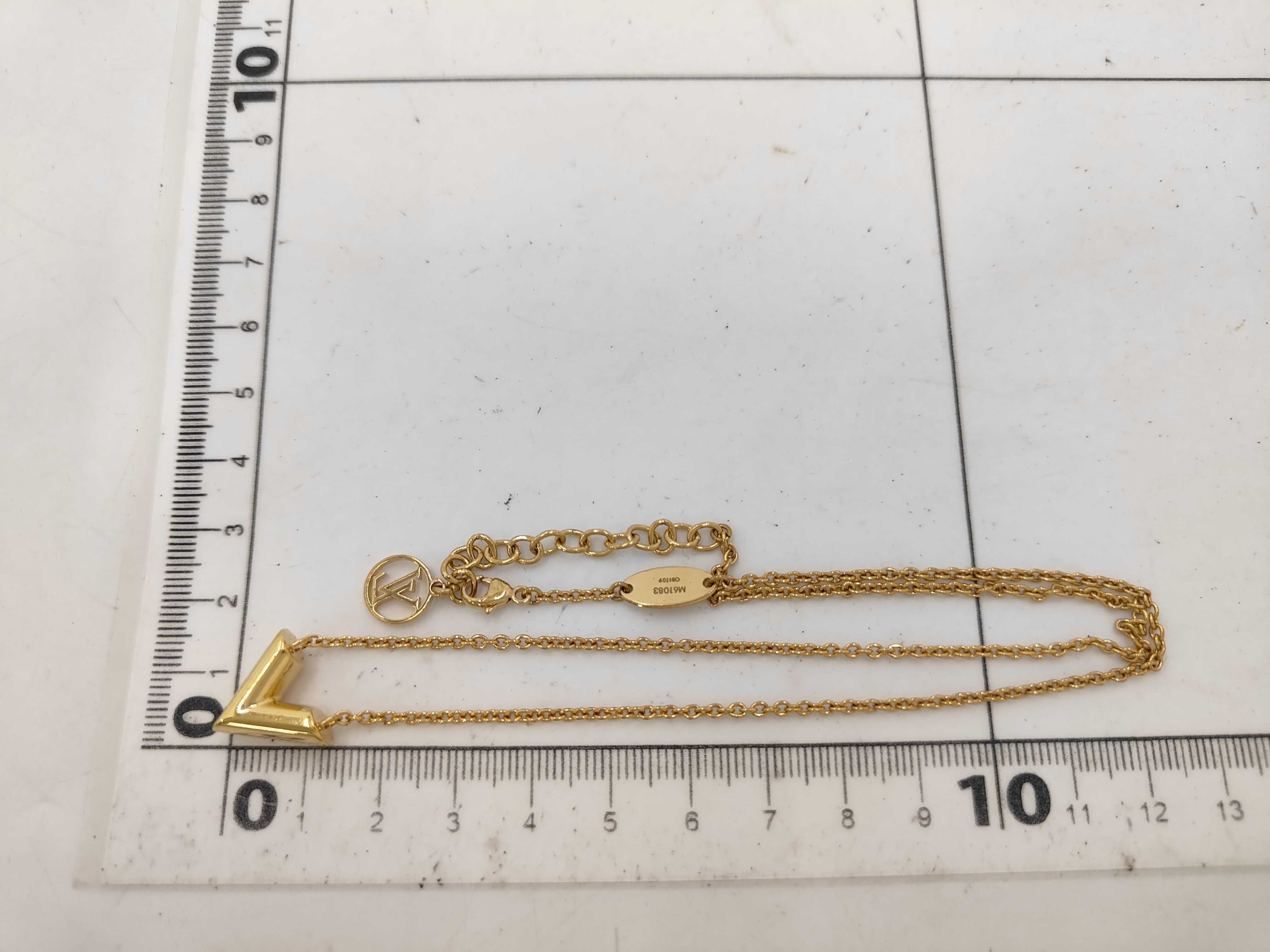 Necklace Essential V Gold M61083/OB1109 Necklace — view 6