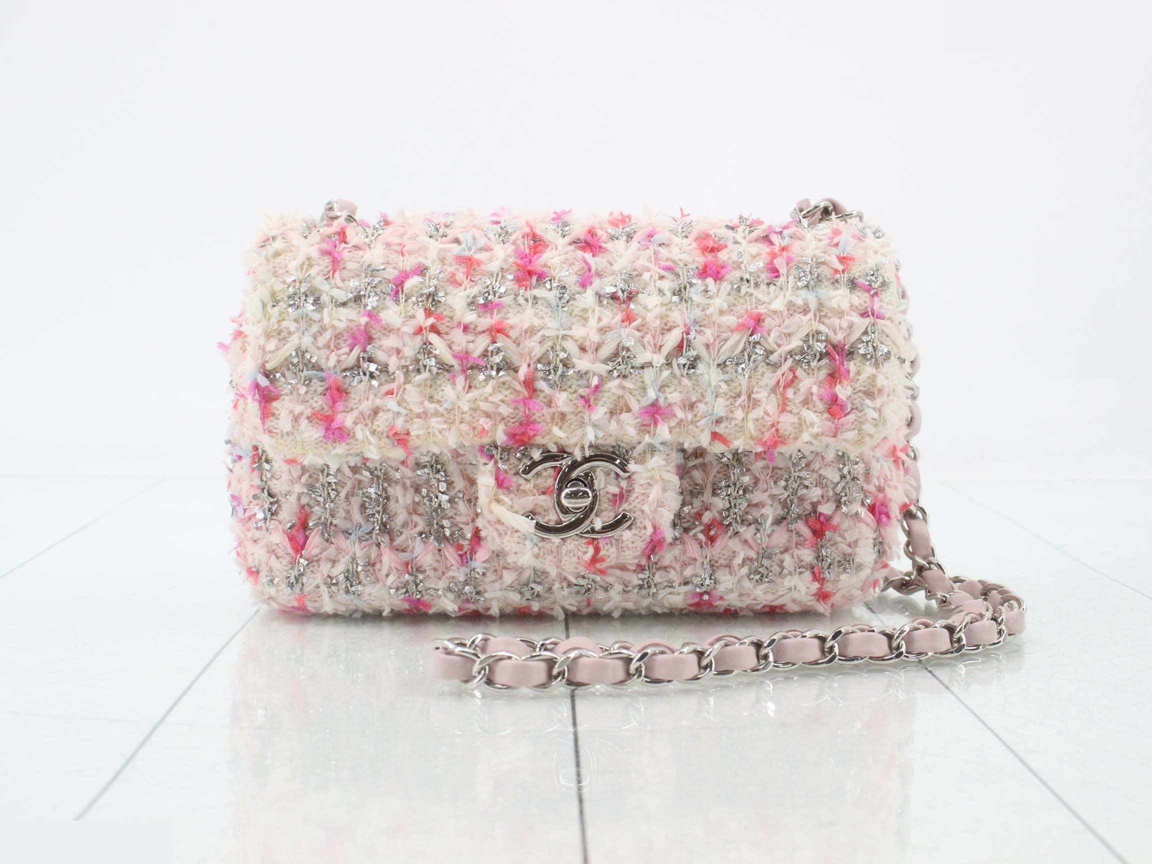 Tweed Mini Matelassé Shoulder Bag
