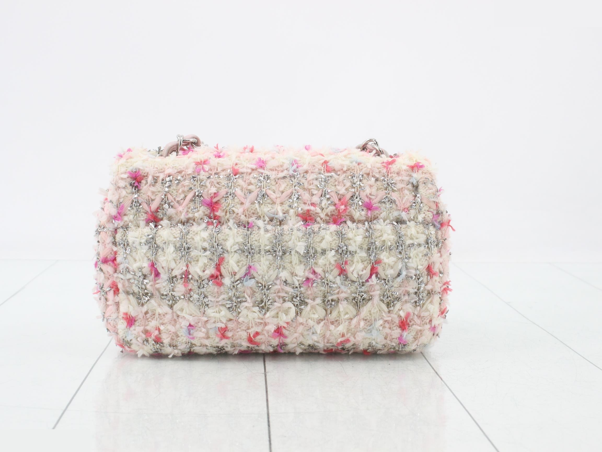 Tweed Mini Matelassé Shoulder Bag — view 2