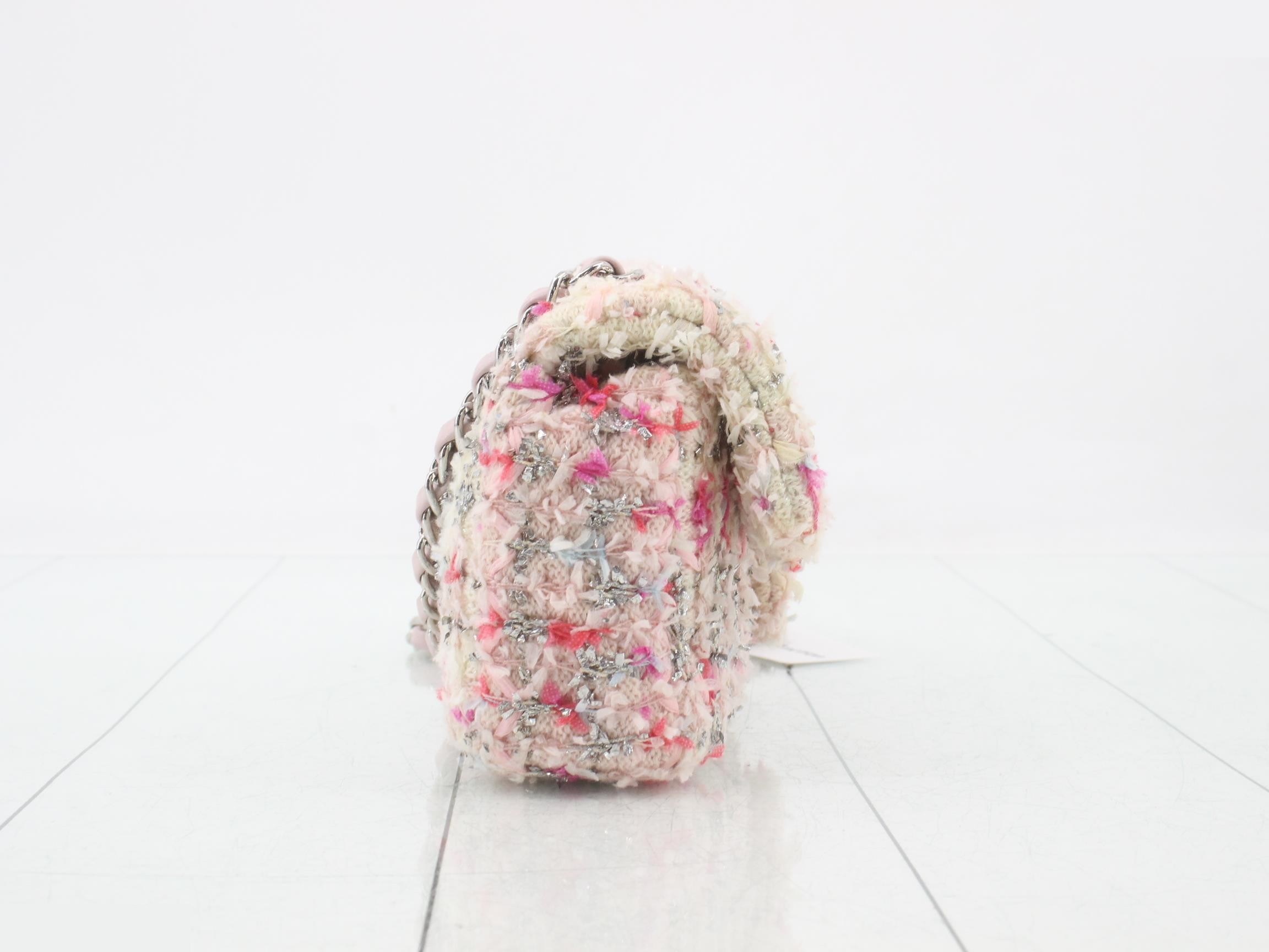 Tweed Mini Matelassé Shoulder Bag — view 4