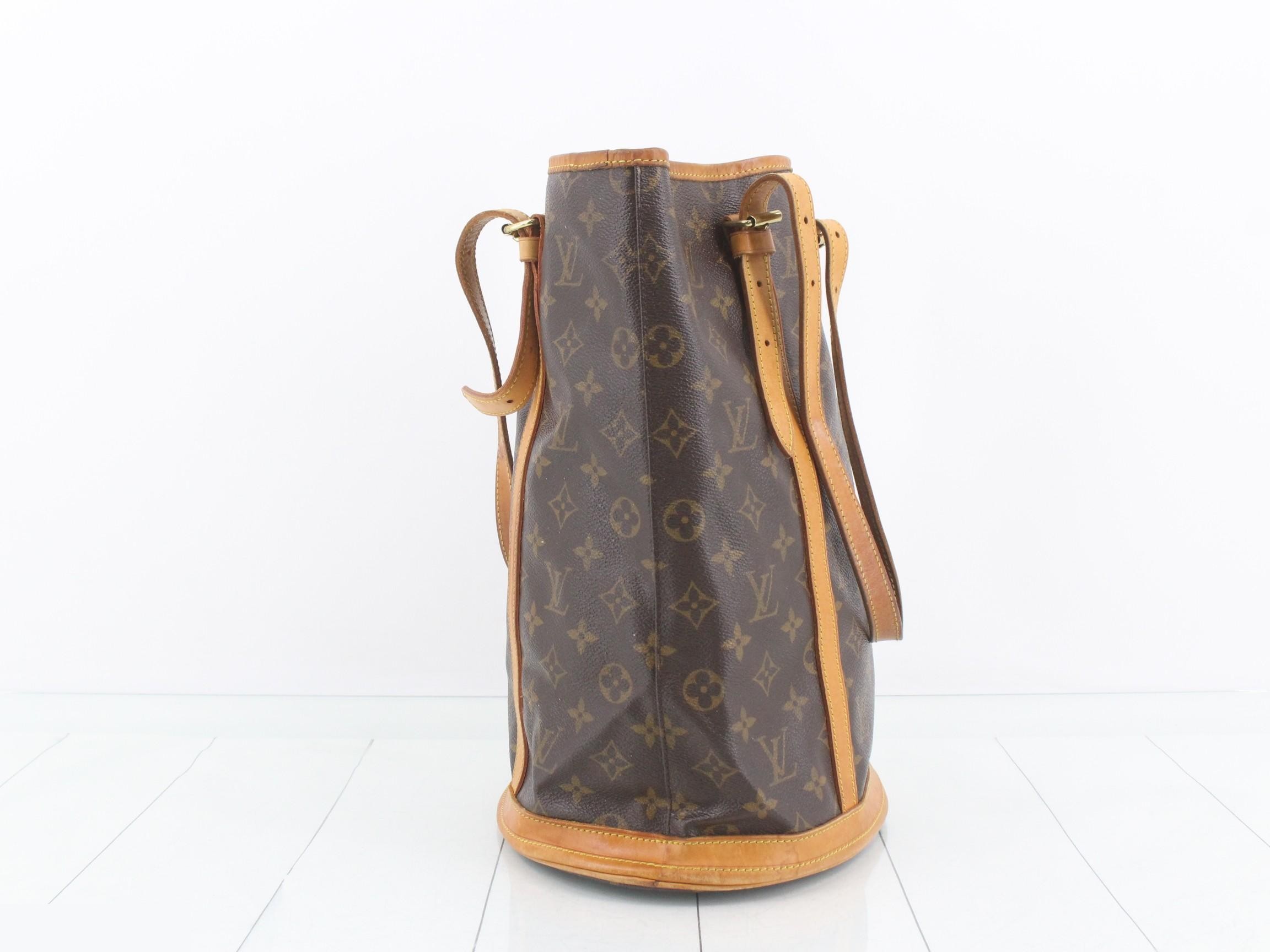 Monogram Canvas Bucket GM — view 3
