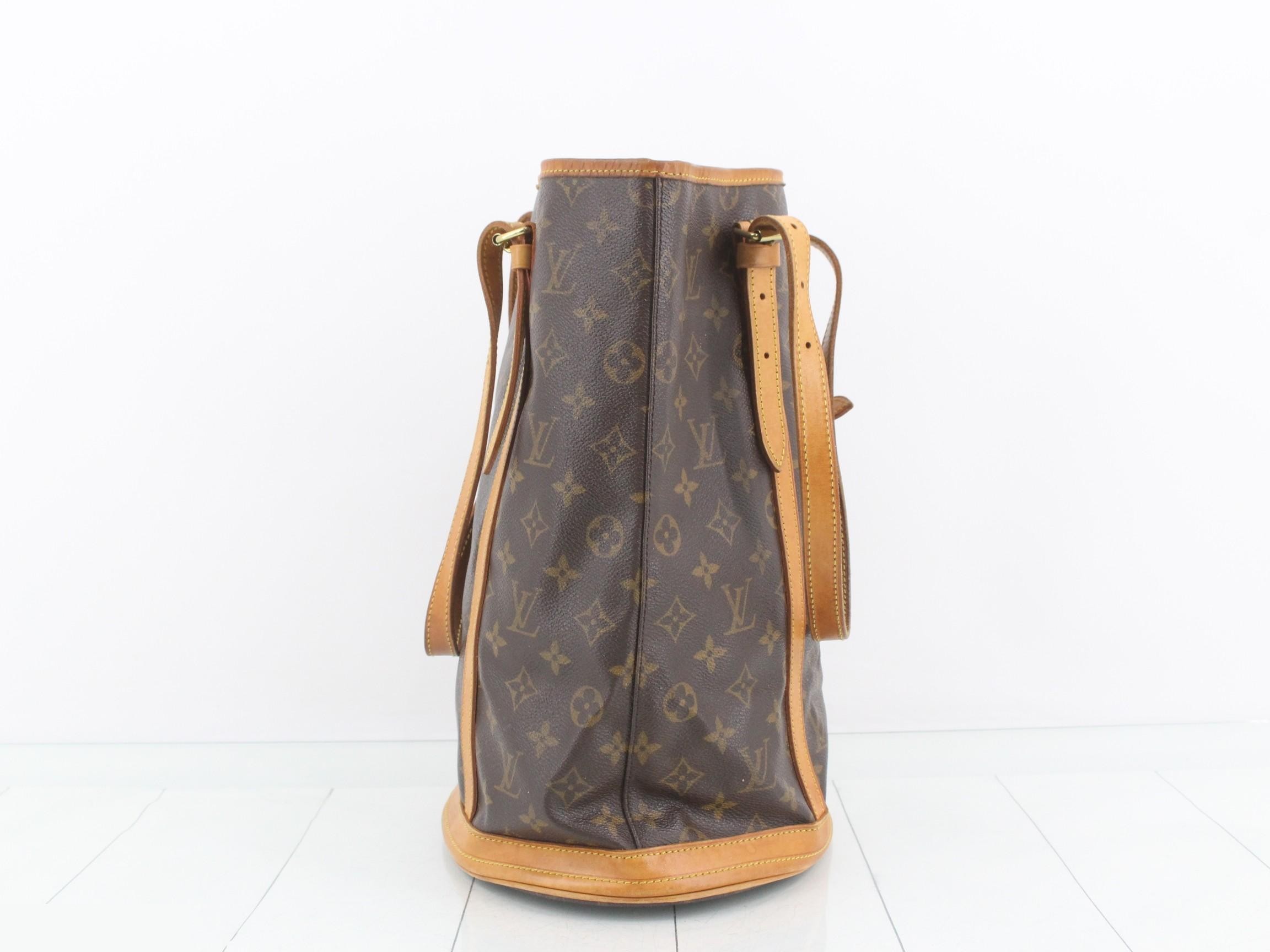 Monogram Canvas Bucket GM — view 4