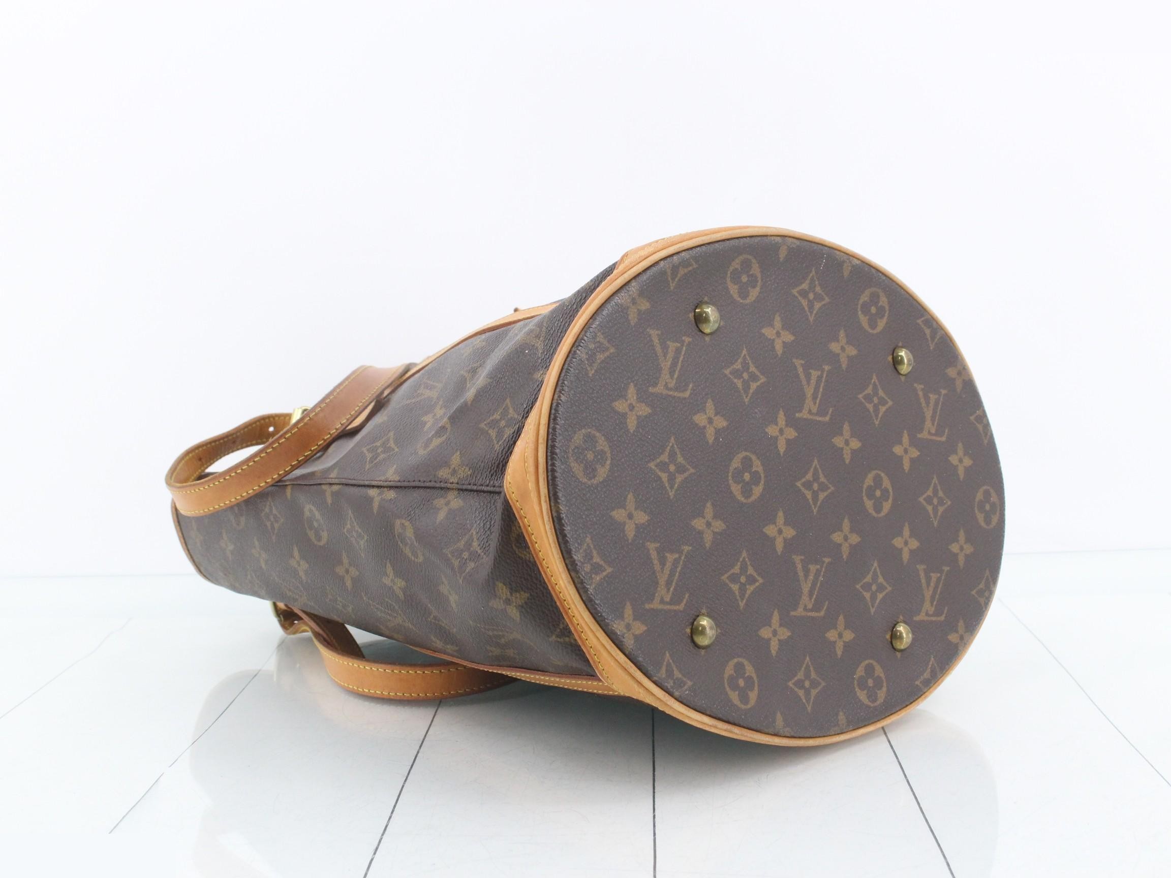 Monogram Canvas Bucket GM — view 5
