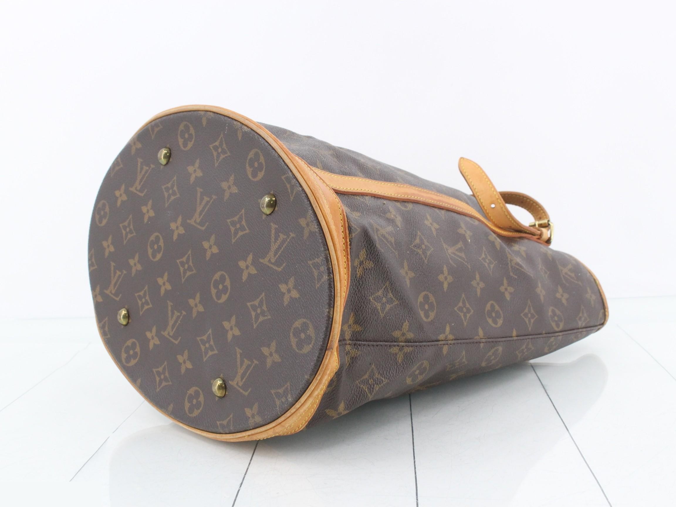 Monogram Canvas Bucket GM — view 6
