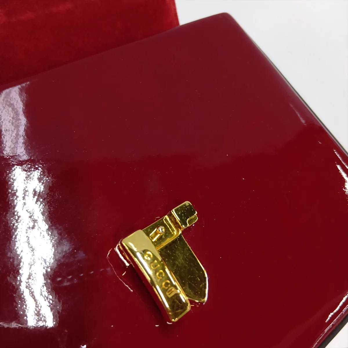 Sylvie 589479 Patent Leather 2-Way Handbag, Red — view 13